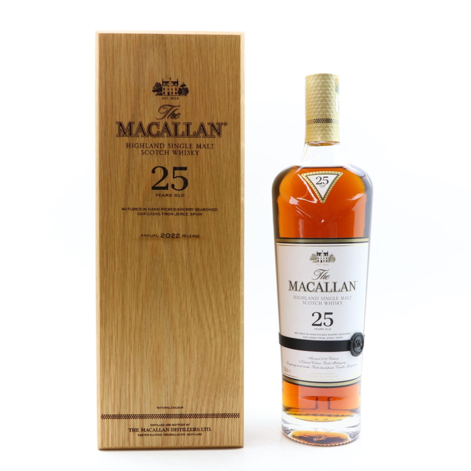 Macallan 25 Year Old Sherry Oak 2022 Release Whisky