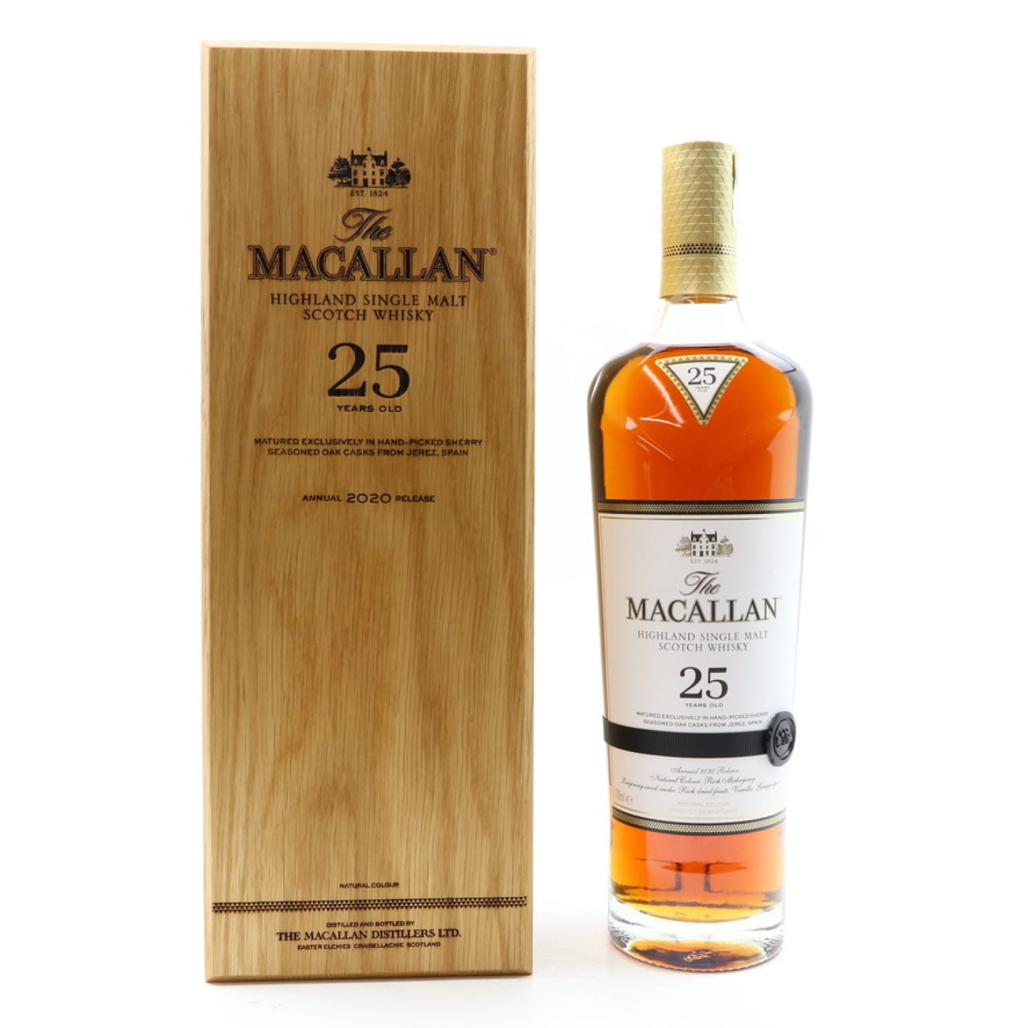 Macallan 25 Year Old Sherry Oak 2020 Release Whisky