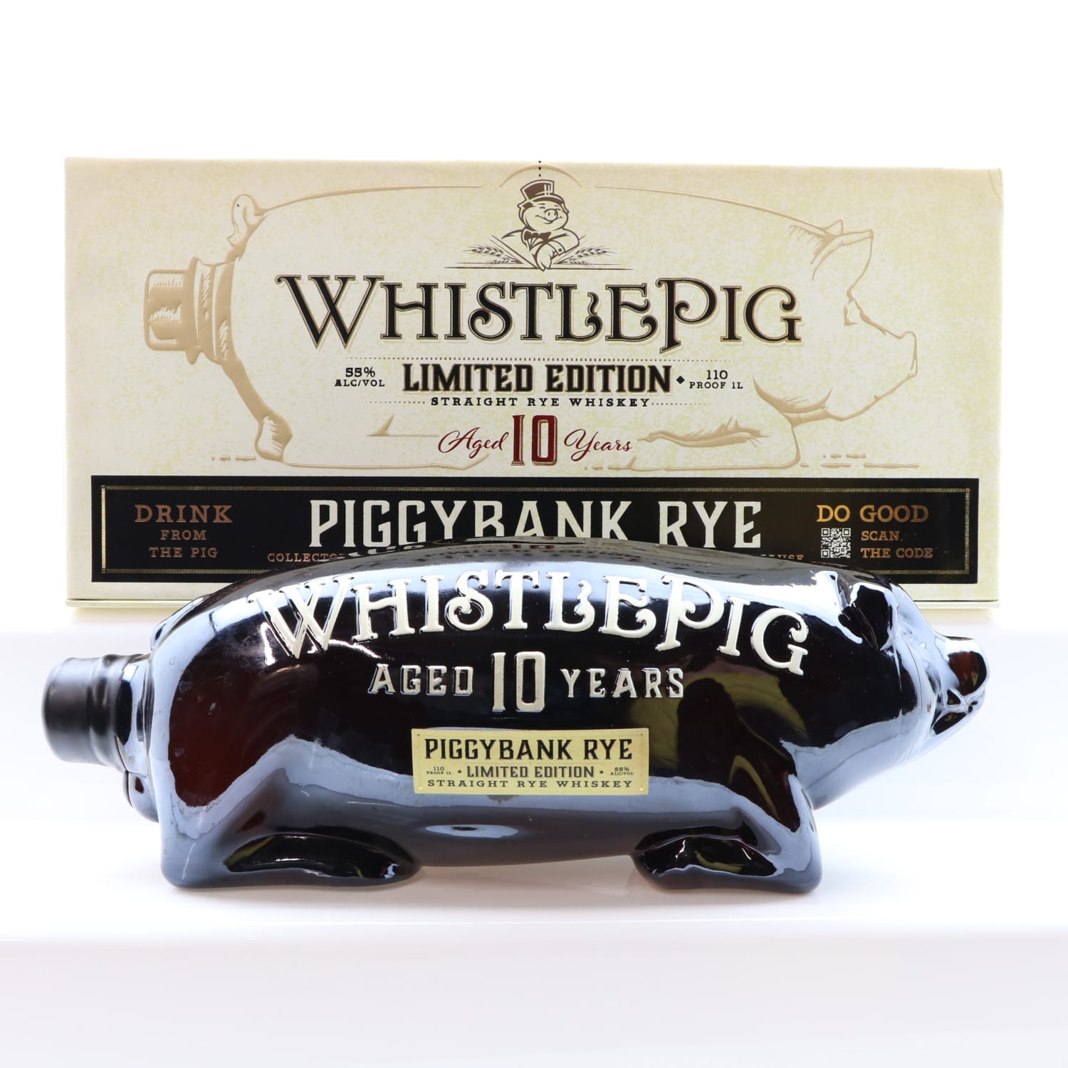 Whistlepig 10 Year Old Piggybank 1L Whisky