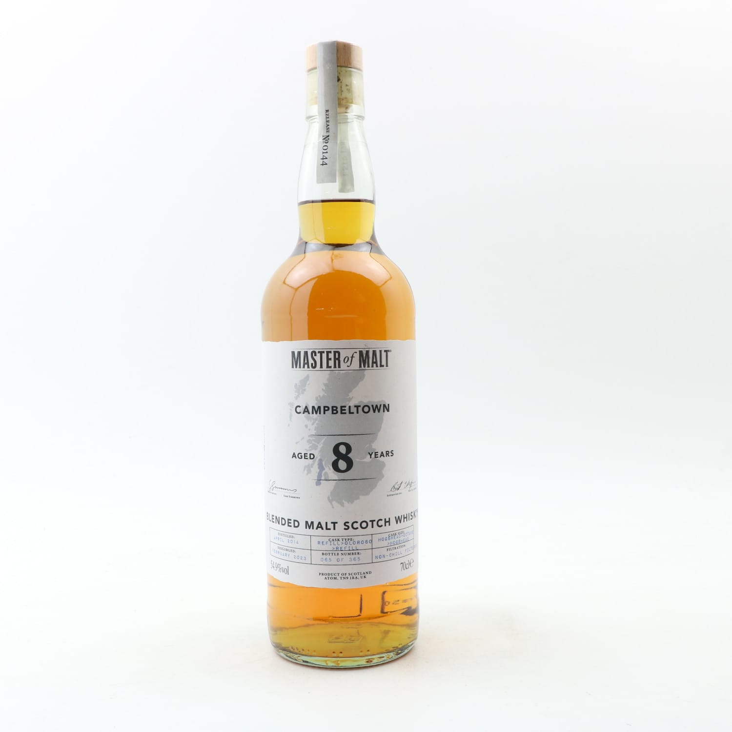 Campbeltown 2014 8 Year Old Blended Malt Master Of Malt Whisky