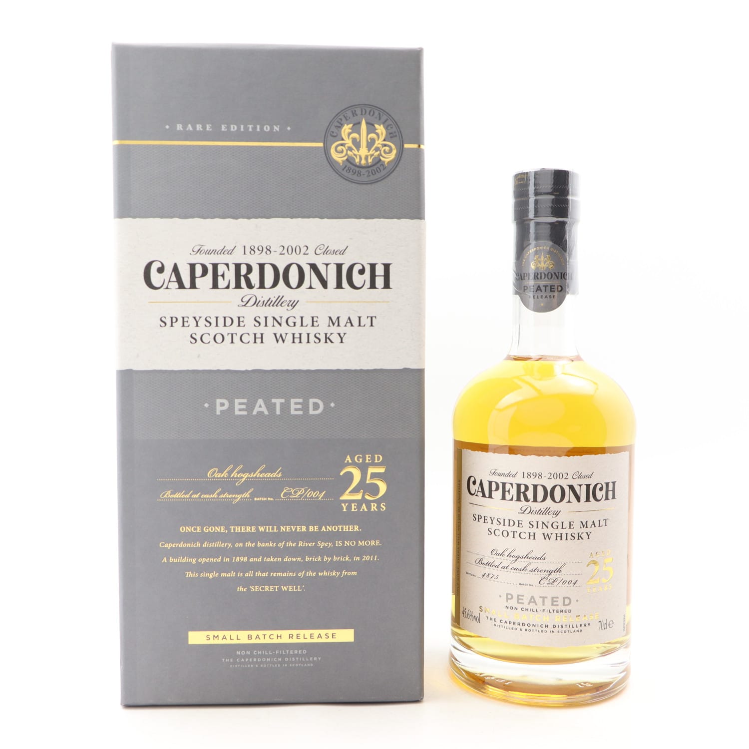 Caperdonich 25 Year Old Peated Whisky