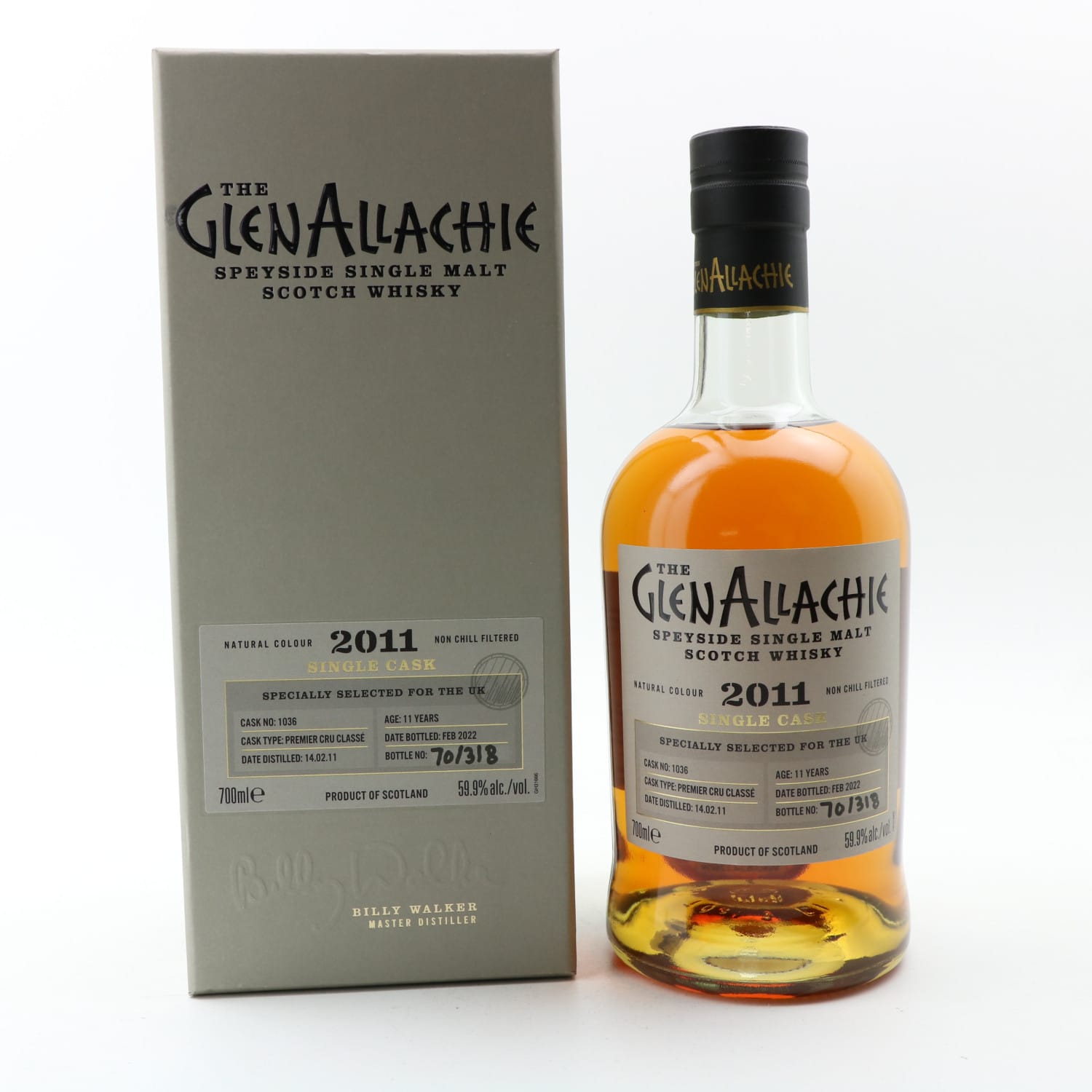 Glenallachie 2011 11 Year Old Single Cask #1036 For The UK Whisky