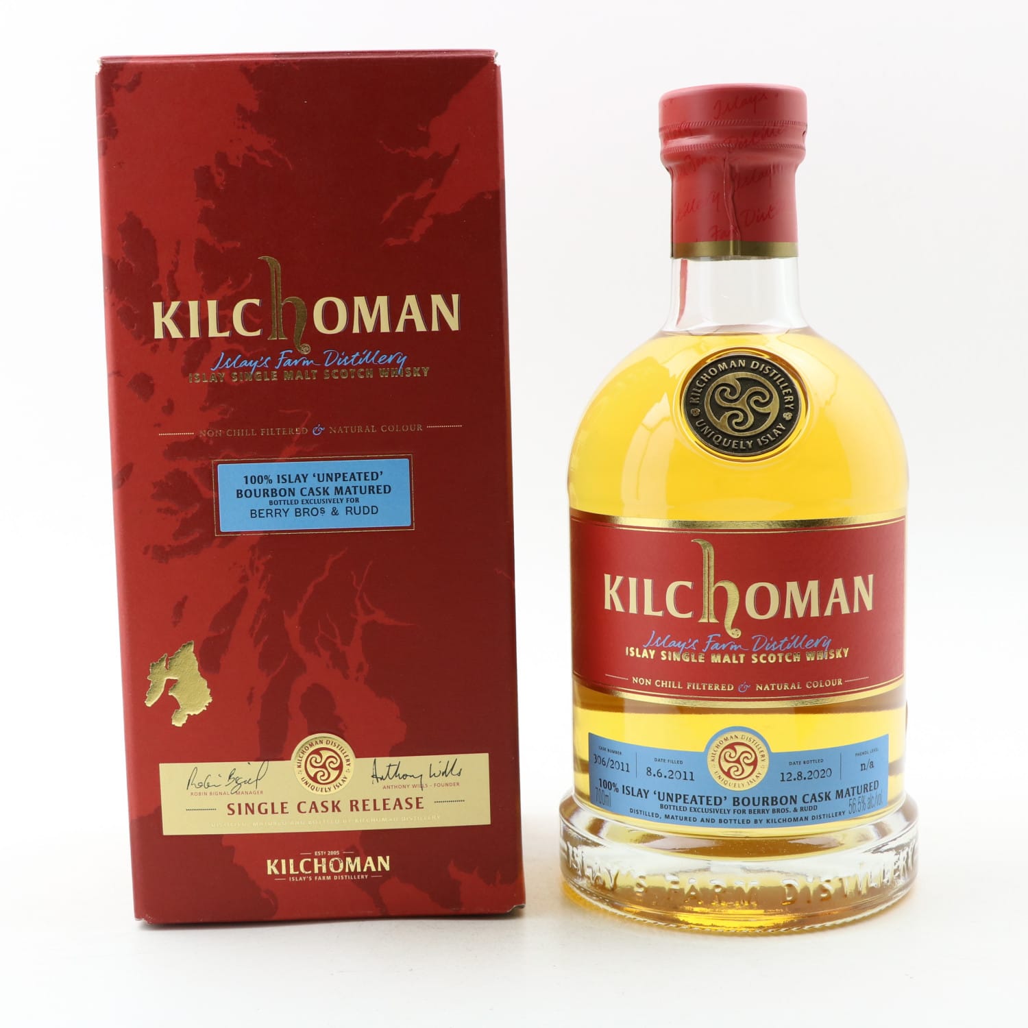 Kilchoman 2011 100% Islay Single Cask #320 For Berry Bros & Rudd Whisky