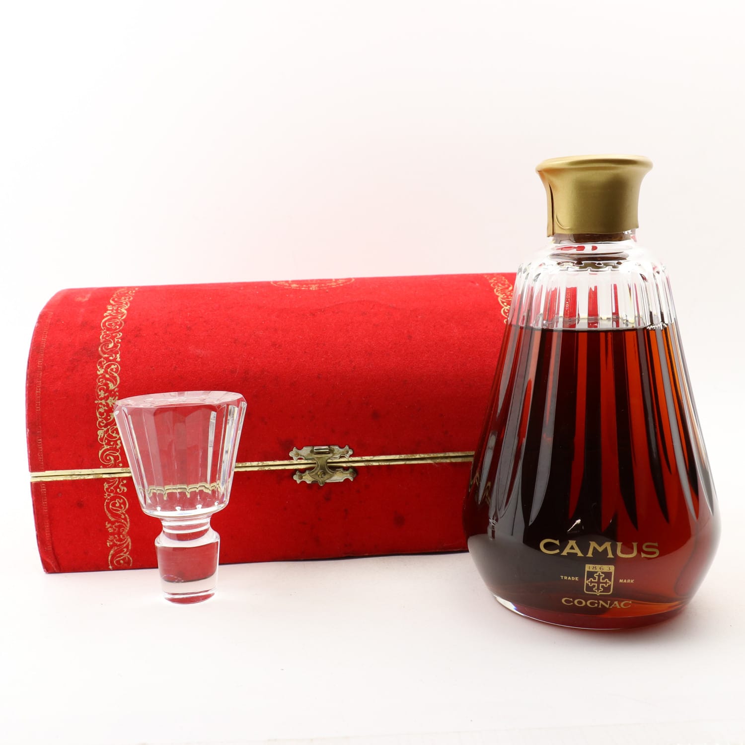Camus Cognac Baccarat Crystal Decanter Whisky