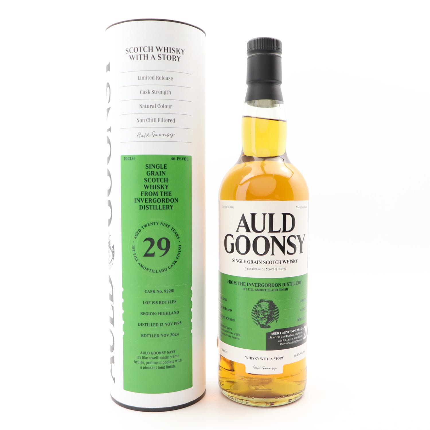Invergordon 1995 29 Year Old Auld Goonsy Whisky