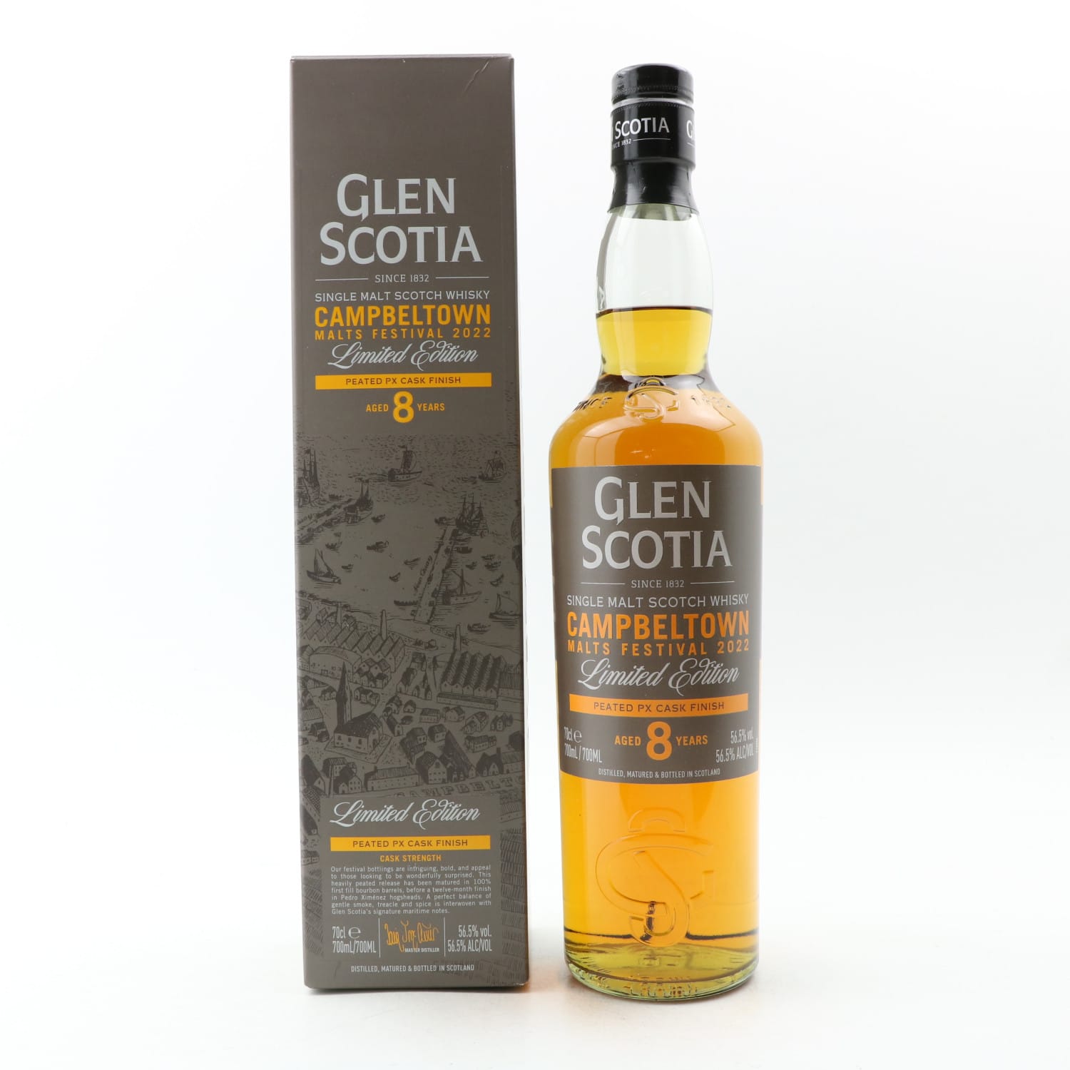 Glen Scotia 8 Year Old Peated PX Cask Finish Campbeltown Whisky Festival 2022 Whisky