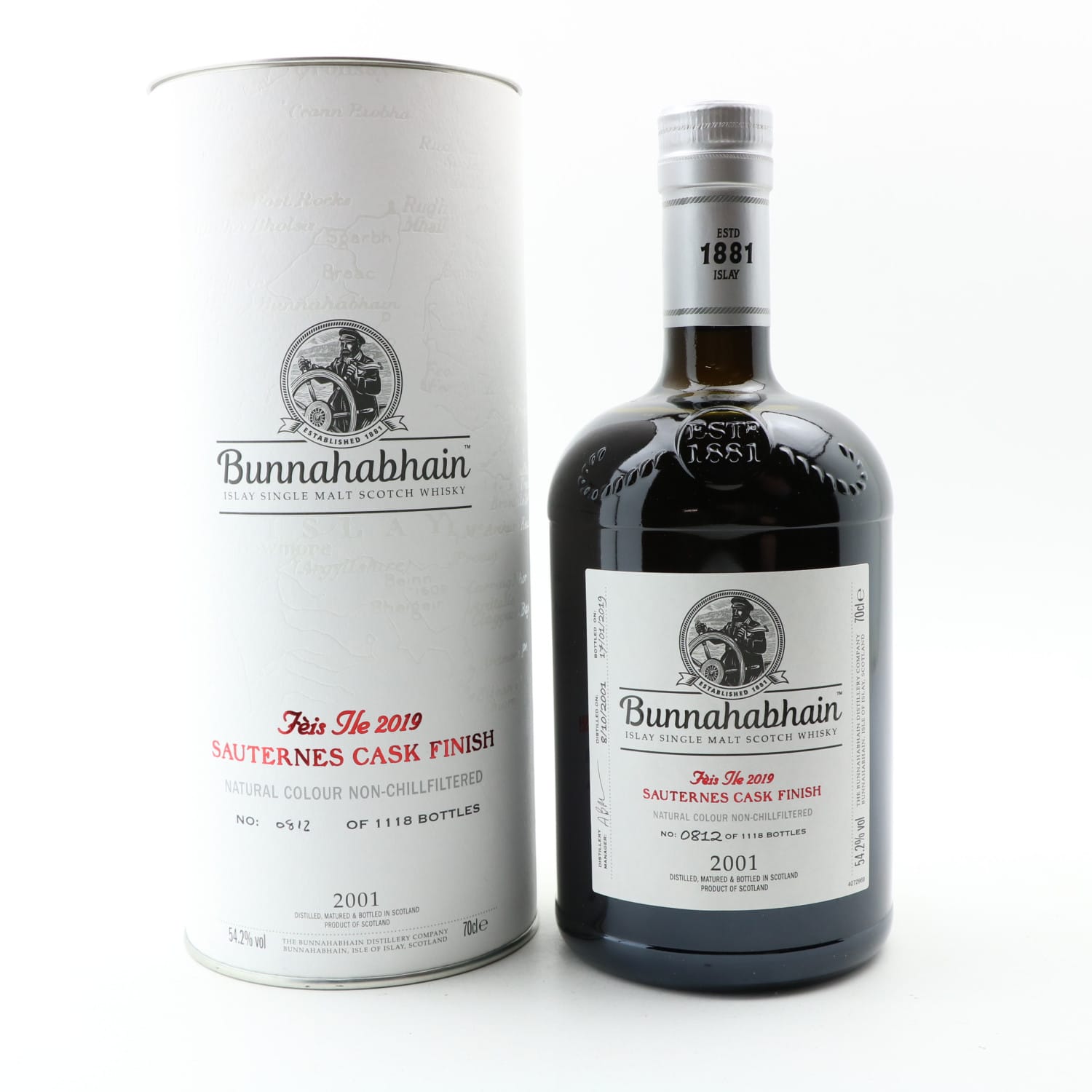 Bunnahabhain 2001 Sauternes Finish Feis Ile 2019 Whisky