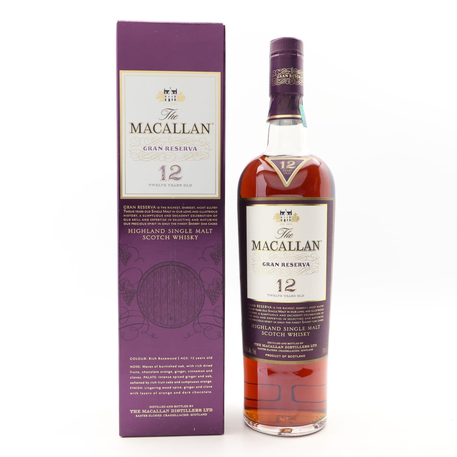 Macallan 12 Year Old Gran Reserva Whisky