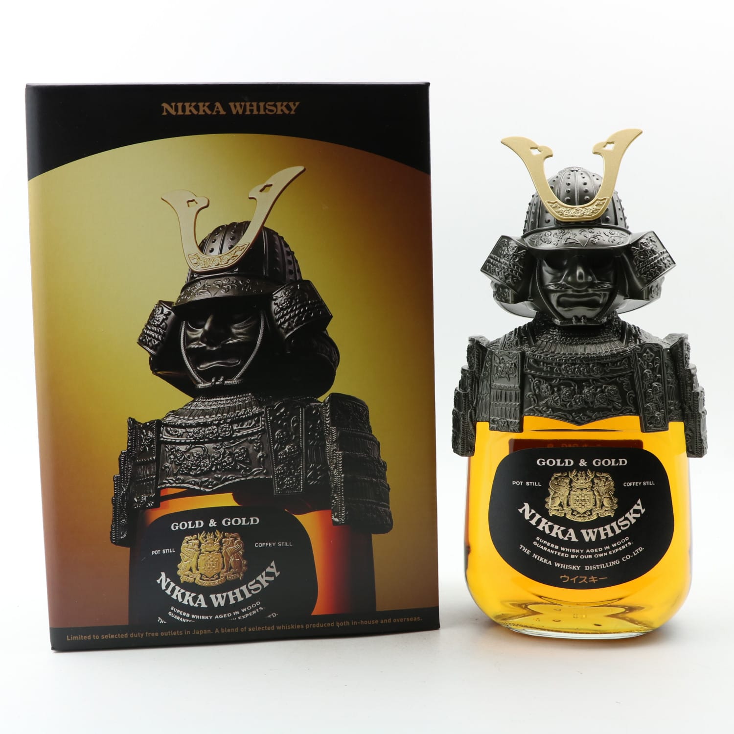 Nikka Gold & Gold Samurai 75cl (Plastic Samurai) Whisky