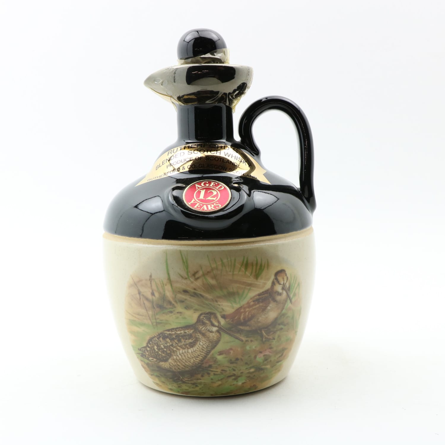 Rutherford’s Blended Scotch Whisky 12 Year Old Ceramic Jug (1970s Edition) 70cl 40% Blended Scotland Whisky
