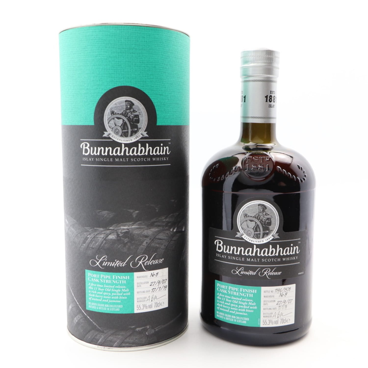 Bunnahabhain 2007 11 Year Old Port Pipe Finish Whisky