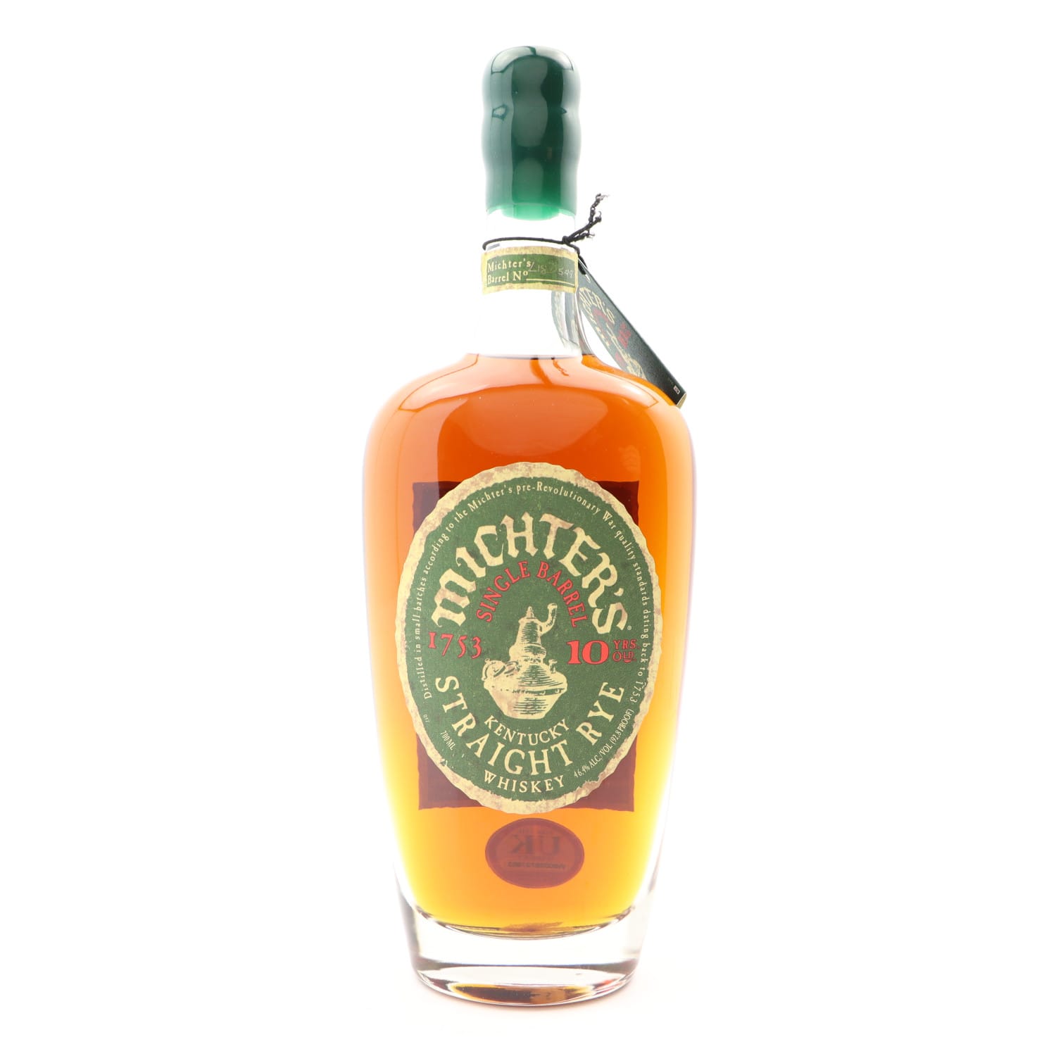 Michter’s 10 Year Old Single Barrel Straight Rye Whisky