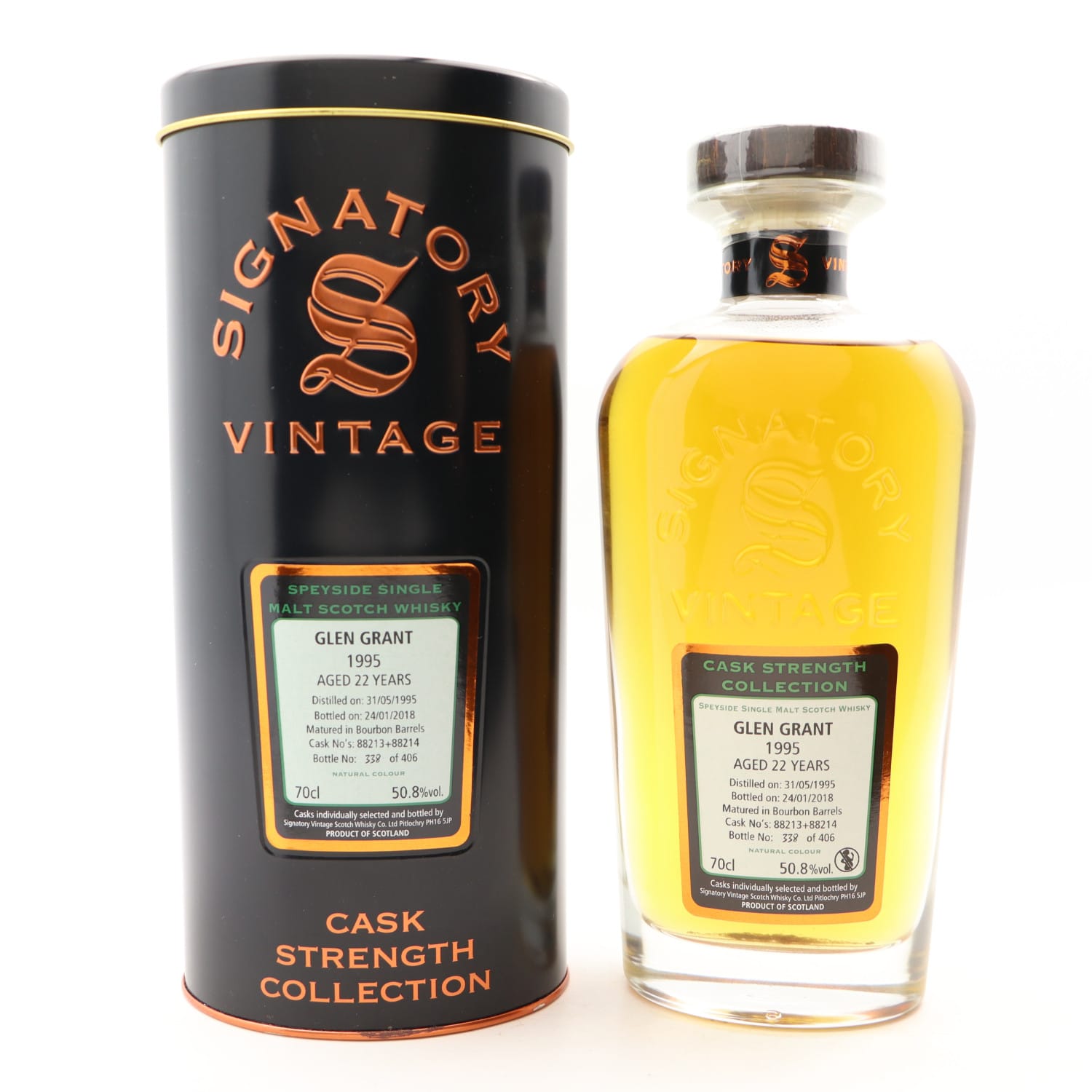 Glen Grant 1995 22 Year Old Signatory Whisky