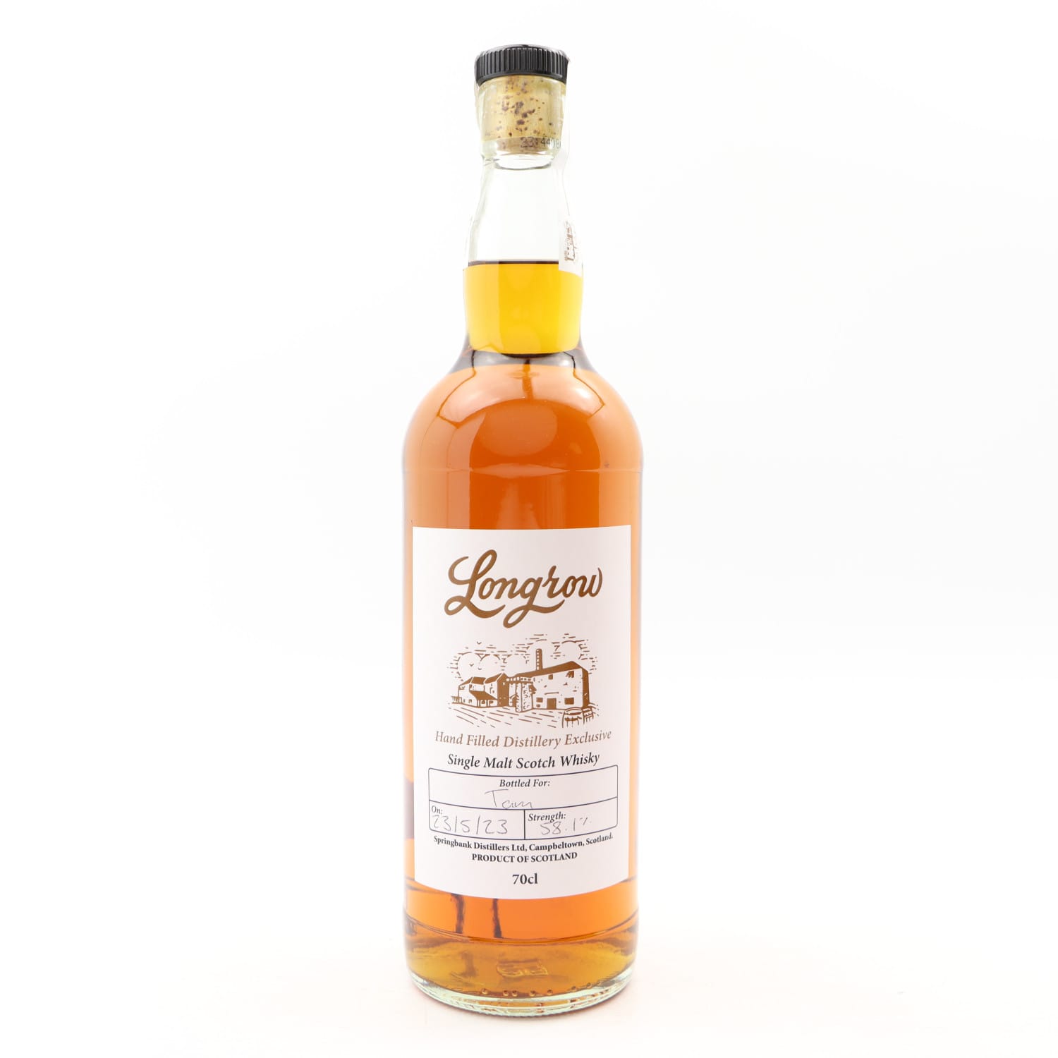 Longrow Hand Filled Distillery Exclusive Whisky