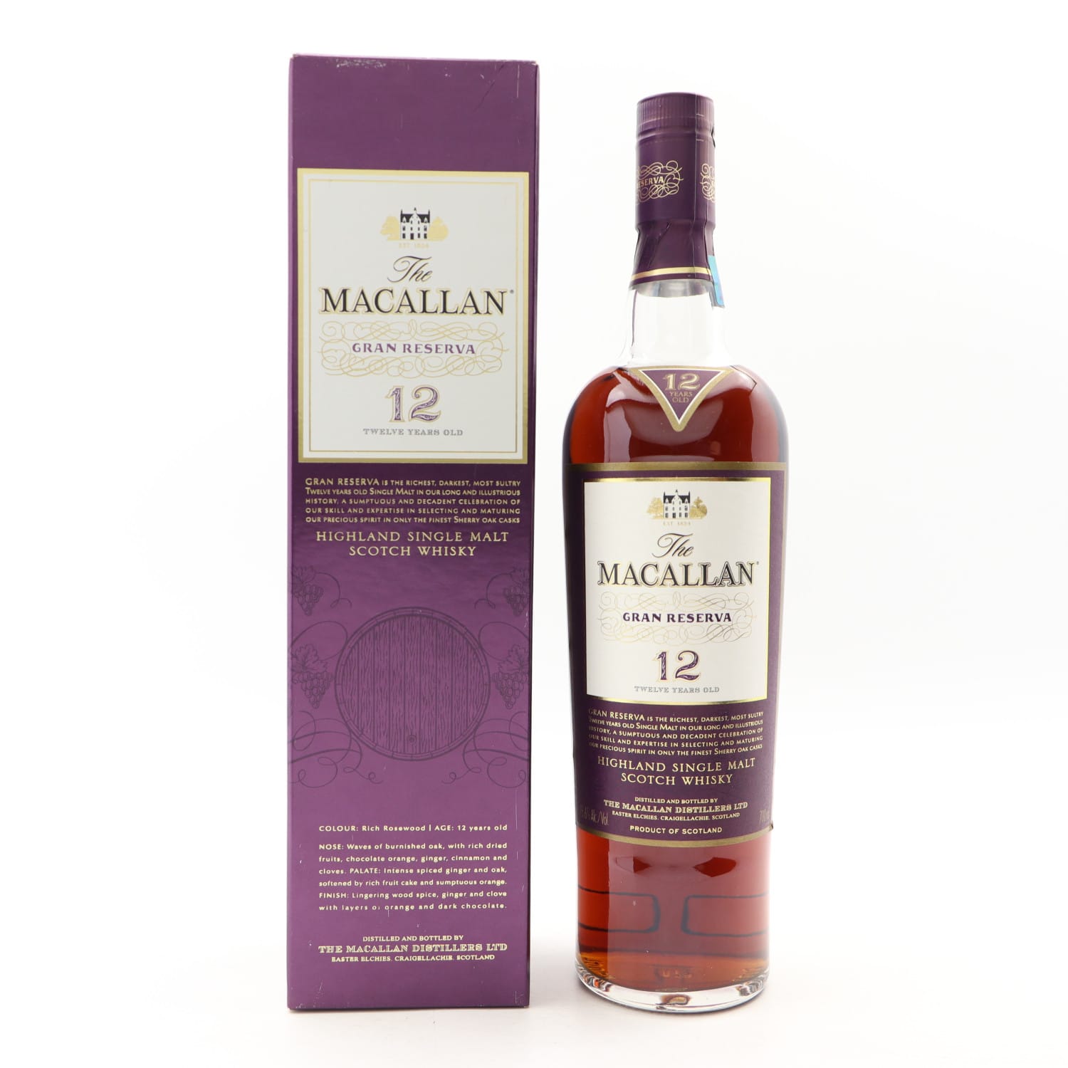 Macallan 12 Year Old Gran Reserva Whisky