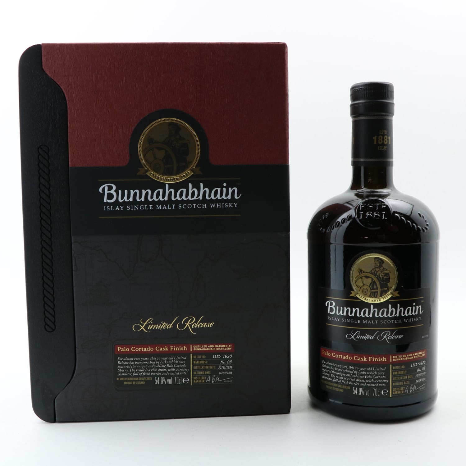 Bunnahabhain 1997 20 Year Old Palo Cortado Cask Finish Whisky