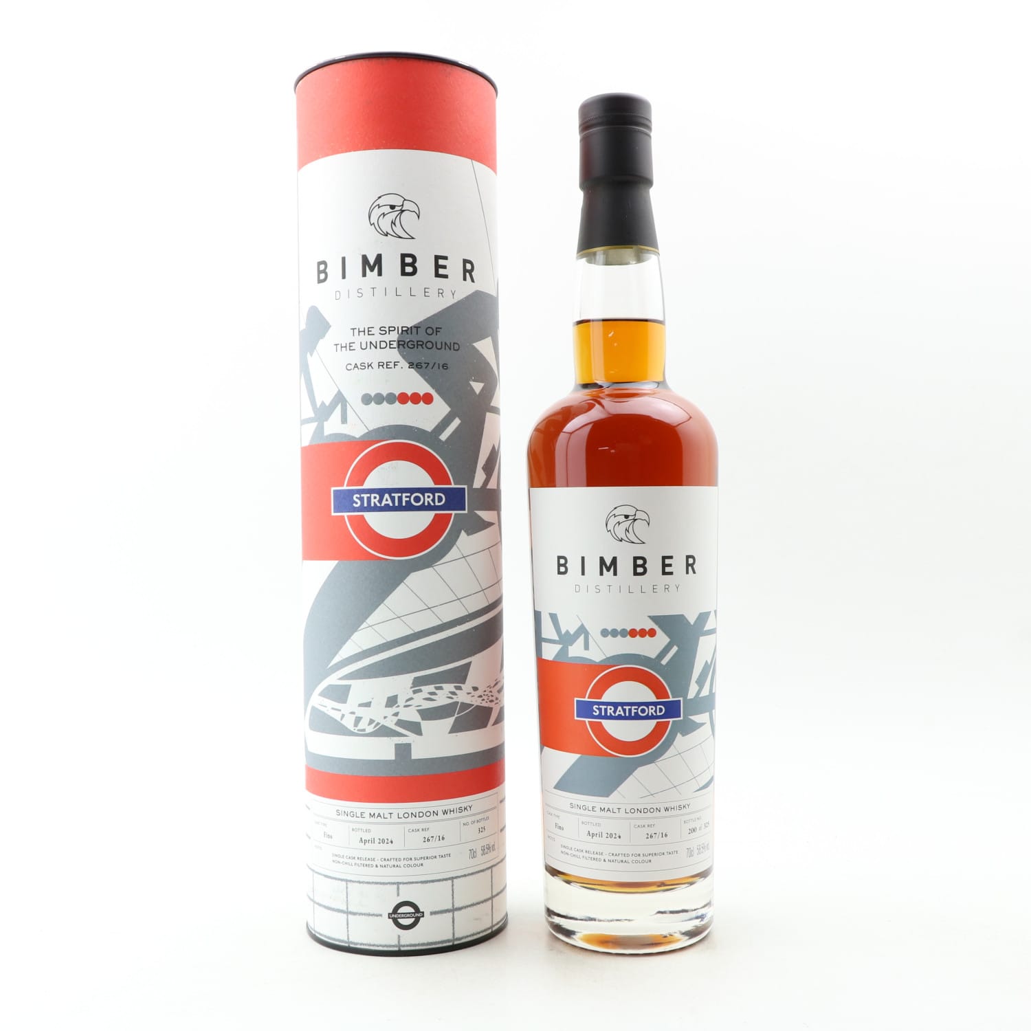 Bimber Single Cask #267/16 The Spirit Of The Underground Stratford Whisky