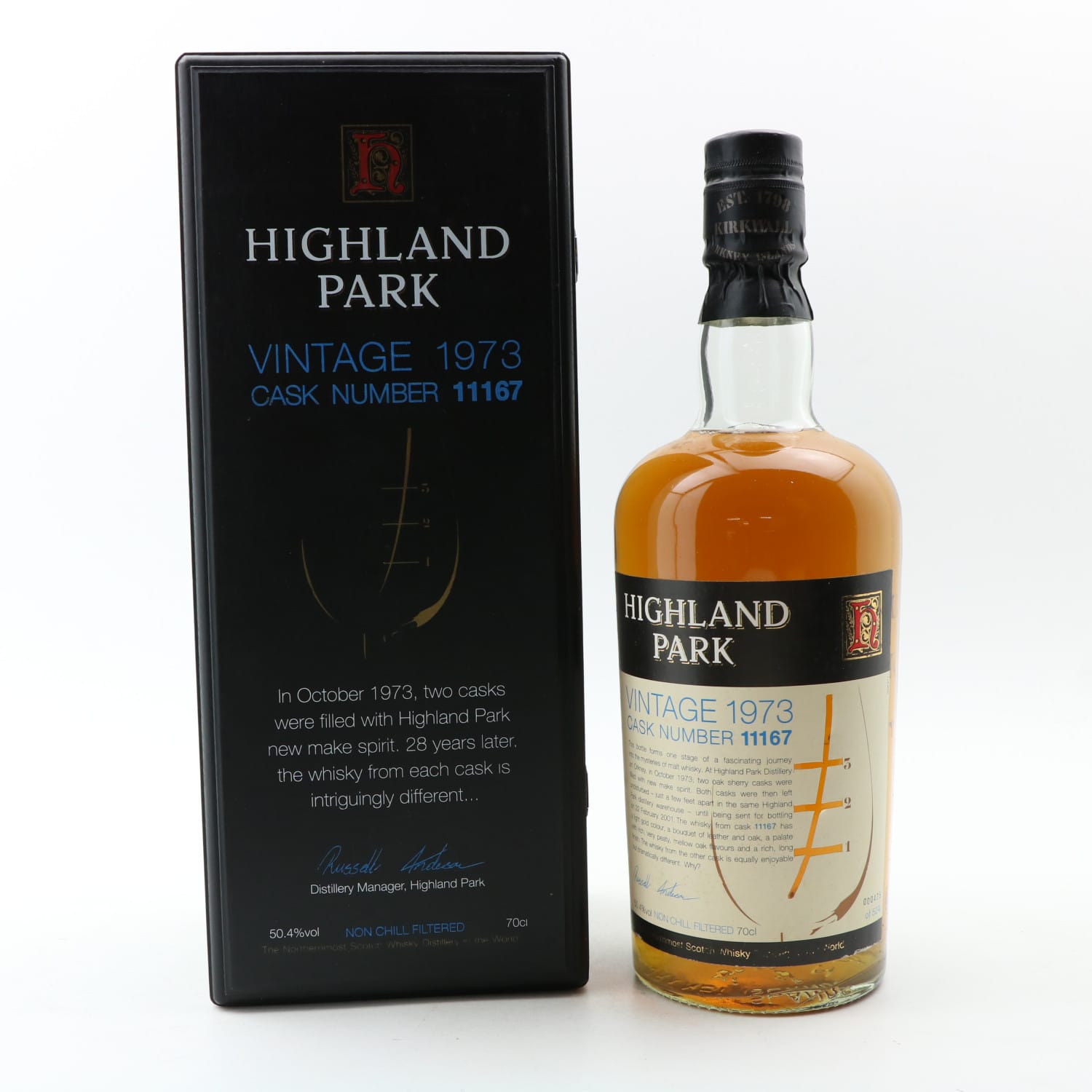 Highland Park 1973 28 Year Old Cask #11167 Whisky