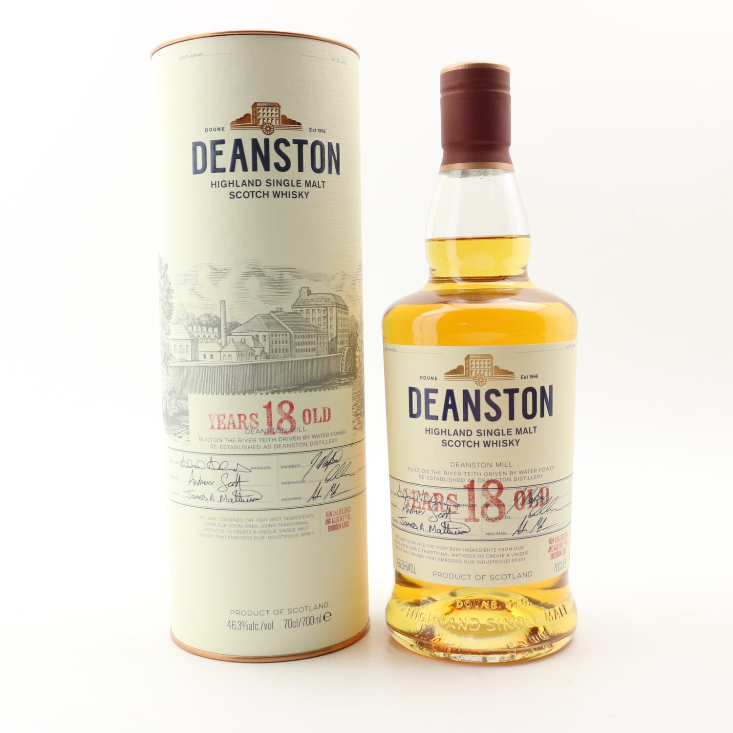 Deanston 18 Year Old Whisky