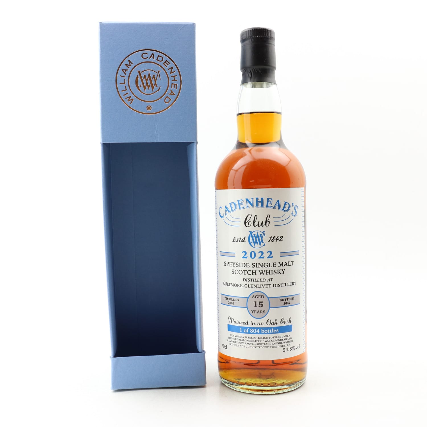 Aultmore-Glenlivet 2006 15 Year Old Cadenhead’s Club Whisky