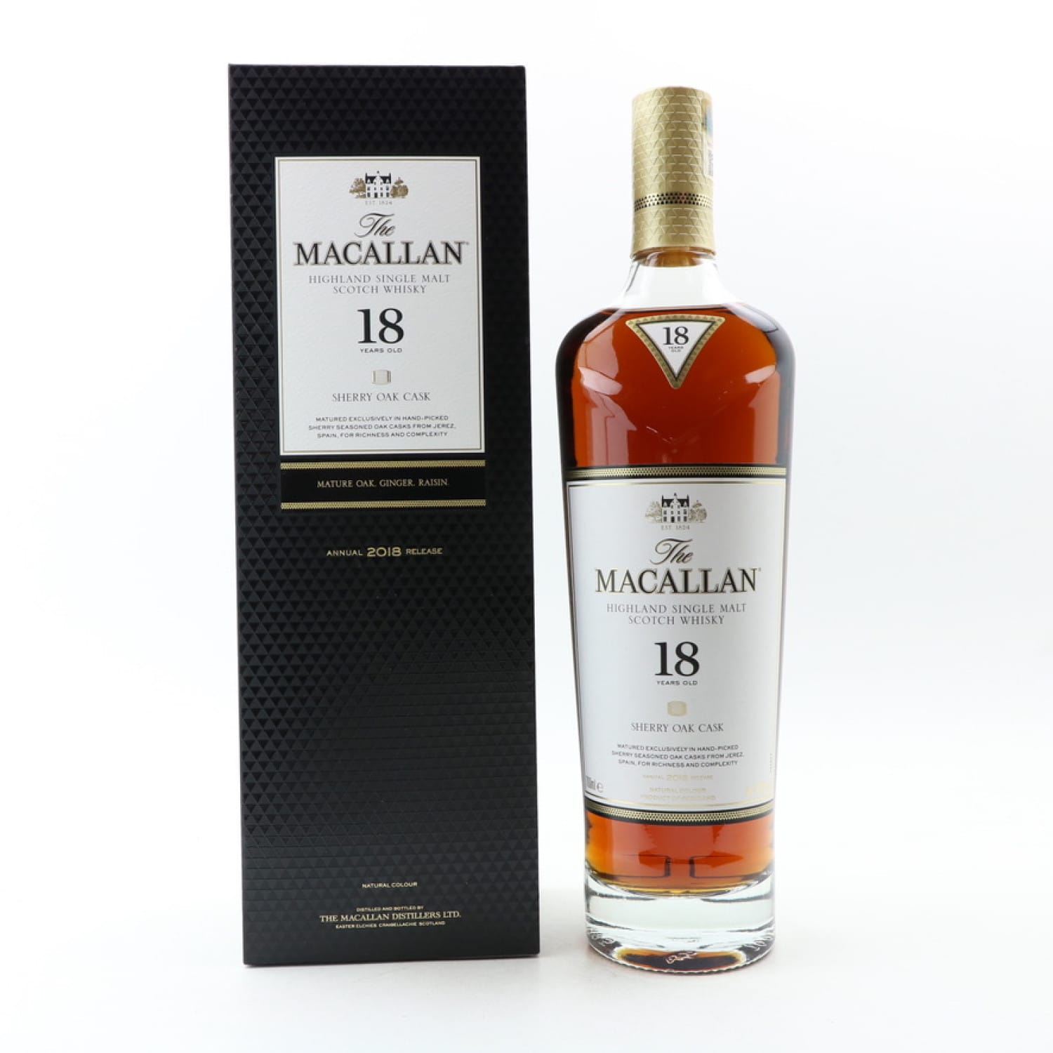 Macallan 18 Year Old Sherry Oak 2018 Release Whisky