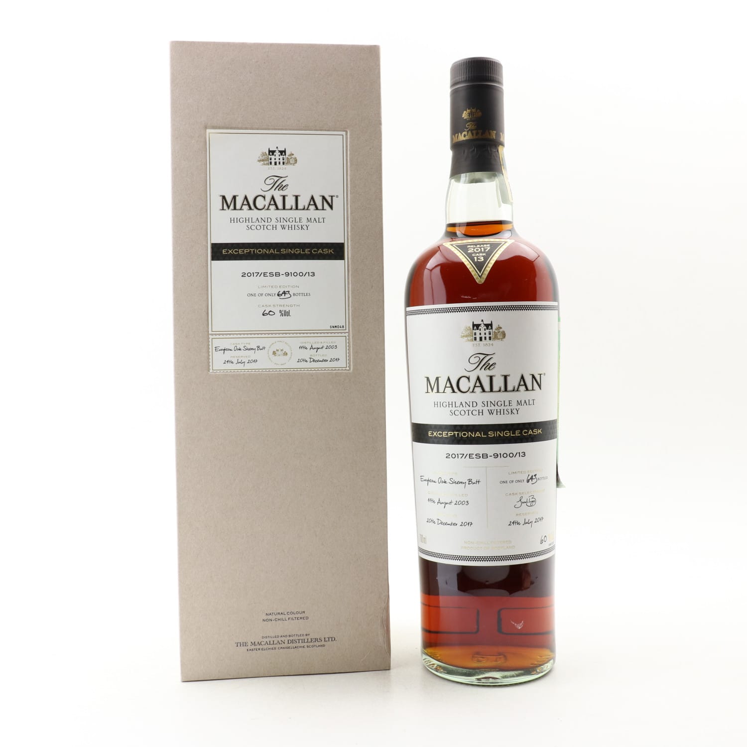 Macallan 2003 Exceptional Cask #13 2017 Release Whisky