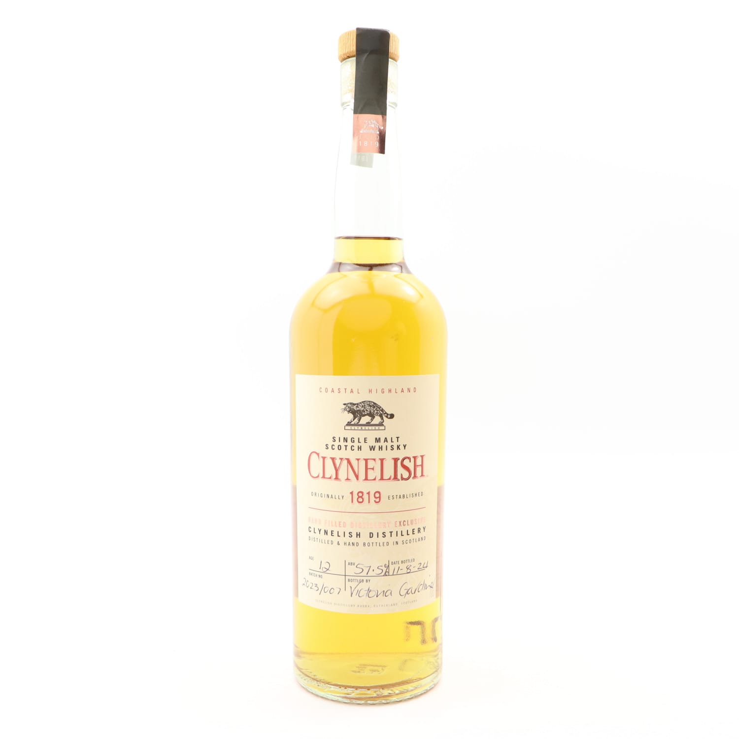 Clynelish 12 Year Old Hand Filled Distillery Exclusive Batch #007 Whisky