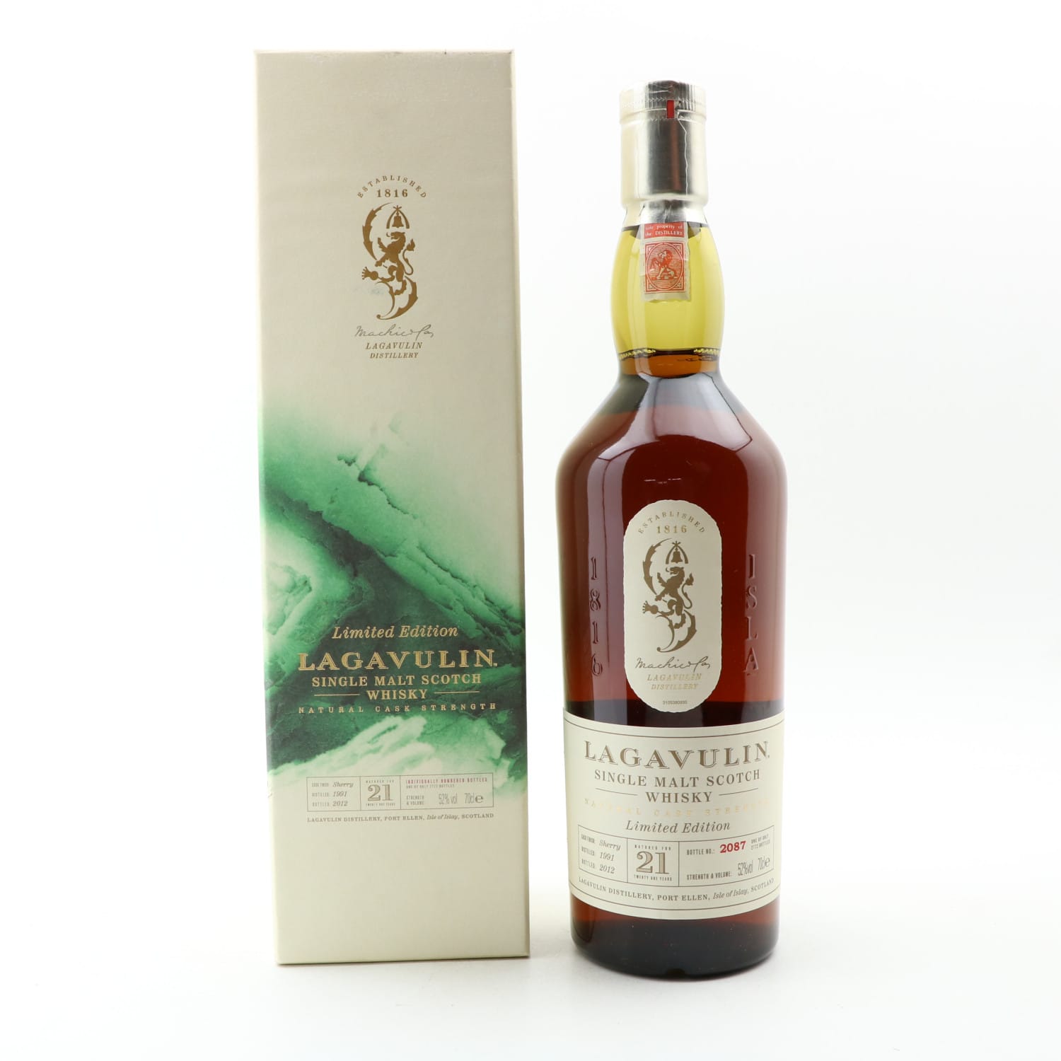 Lagavulin 1991 21 Year Old 2012 Release Whisky