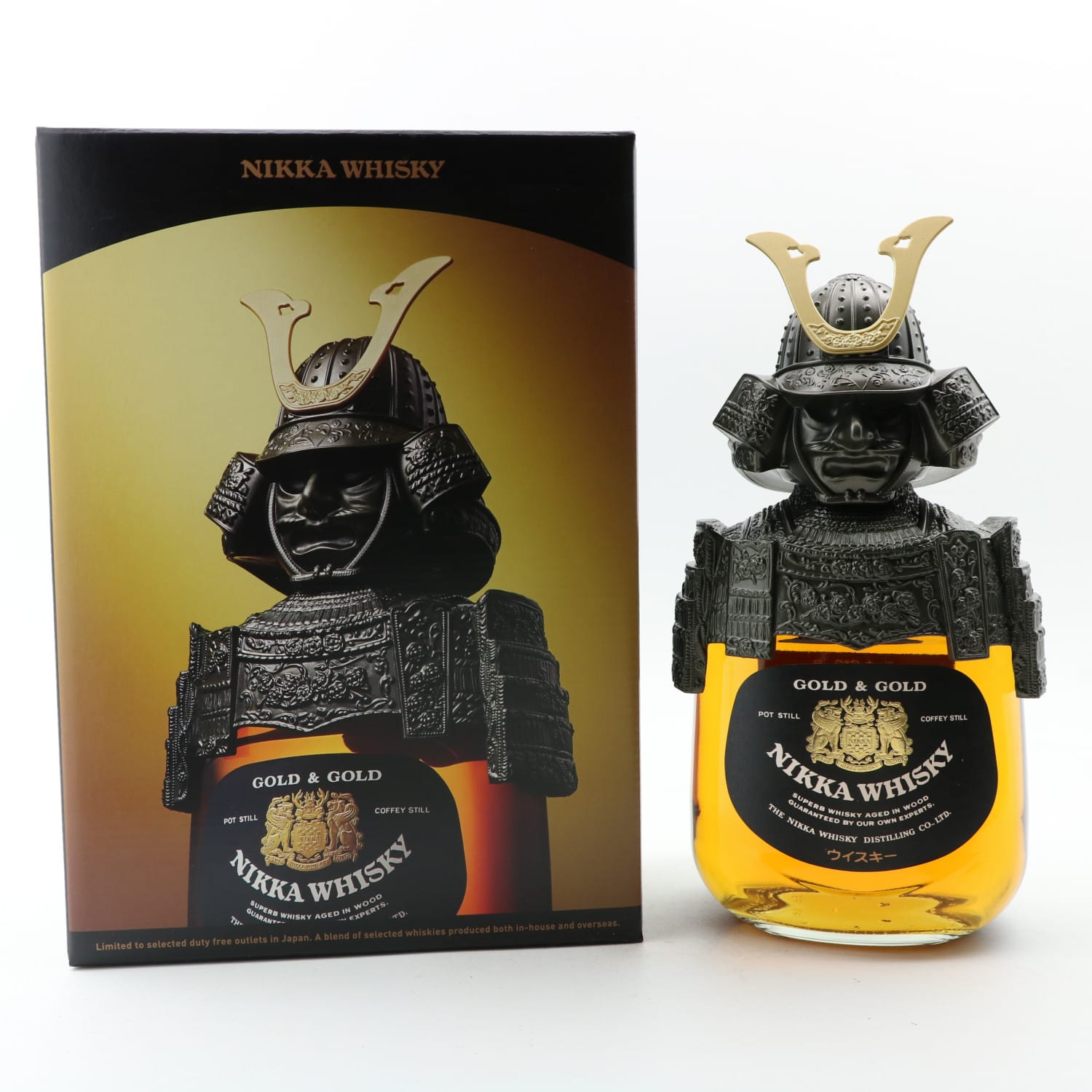Nikka Gold & Gold Samurai 75cl (Plastic Samurai) Whisky