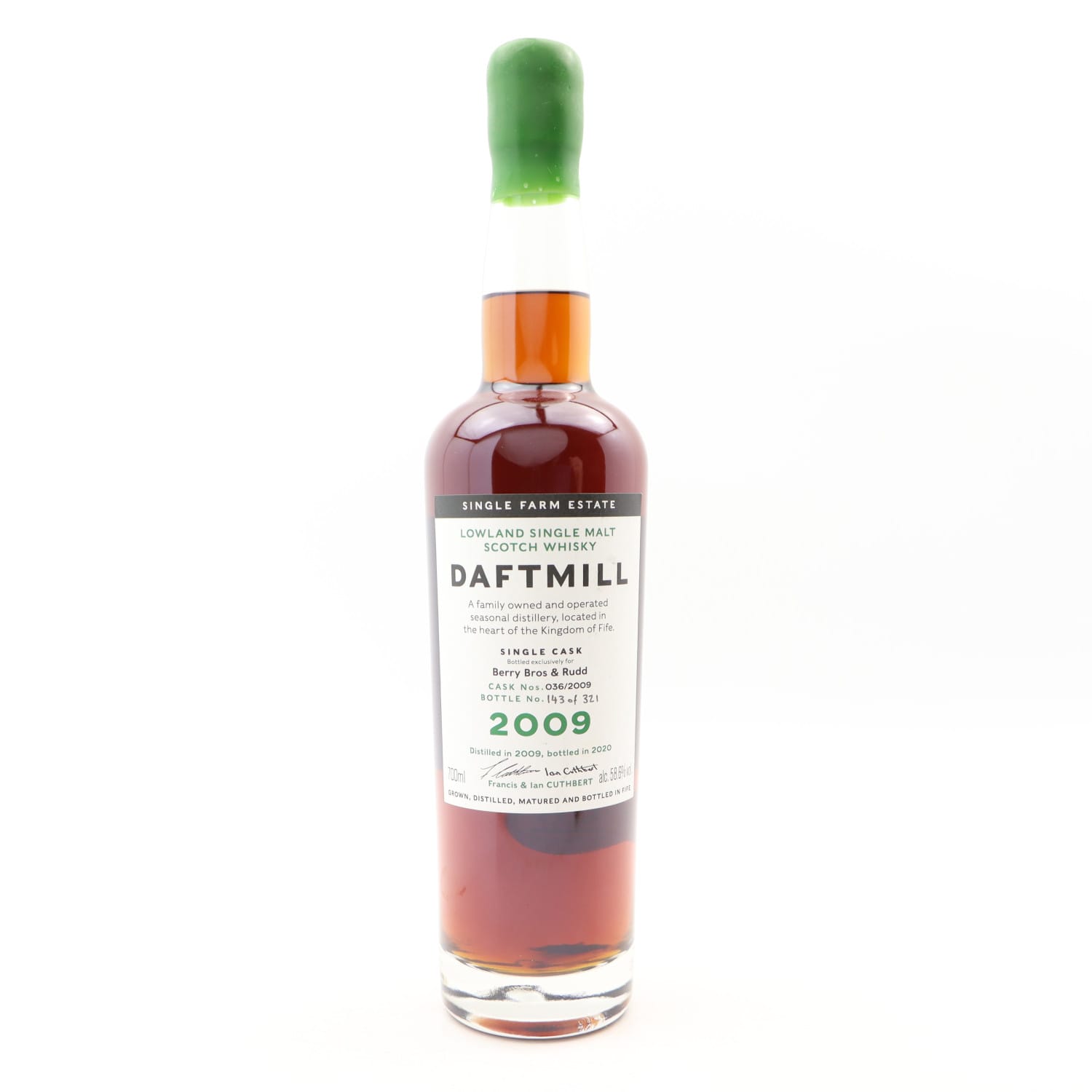 Daftmill 2009 Single Cask #36 For Berry Bros & Rudd Whisky