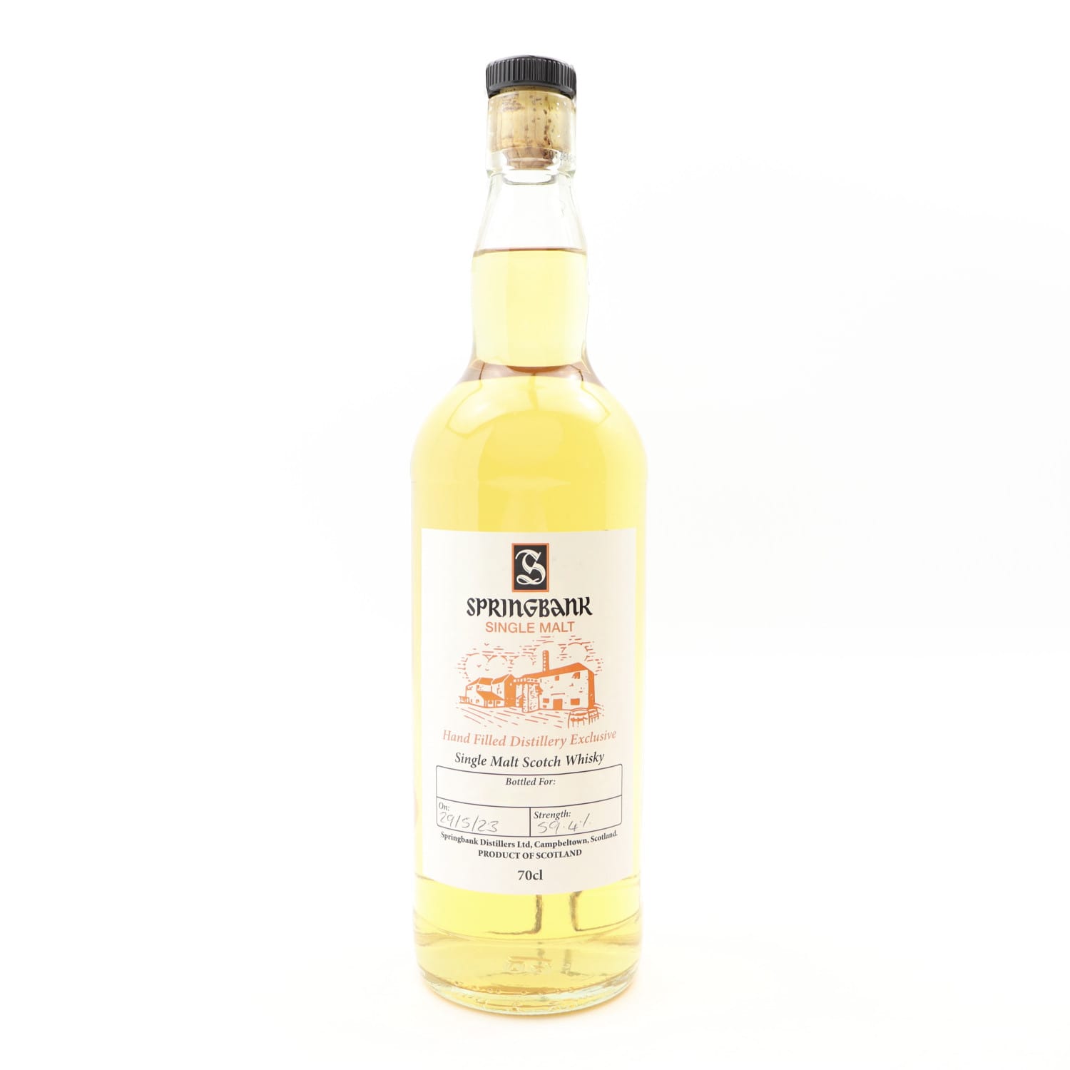 Springbank Hand Filled Distillery Exclusive Whisky