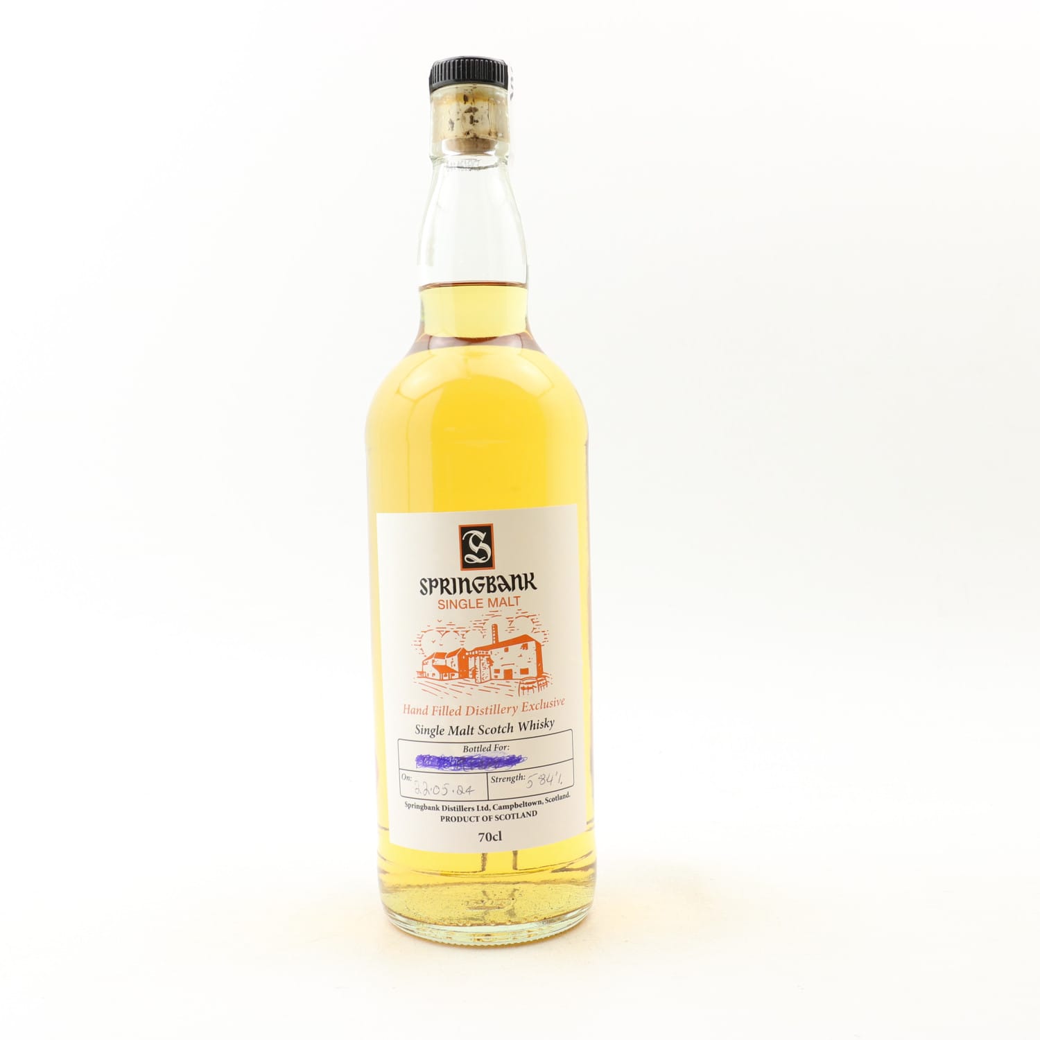 Springbank Hand Filled Distillery Exclusive Whisky