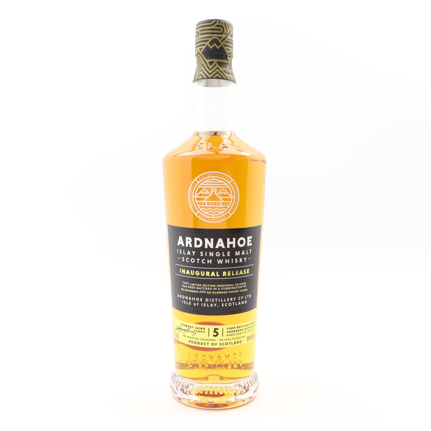 Ardnahoe 5 Year Old Inaugural Release Whisky