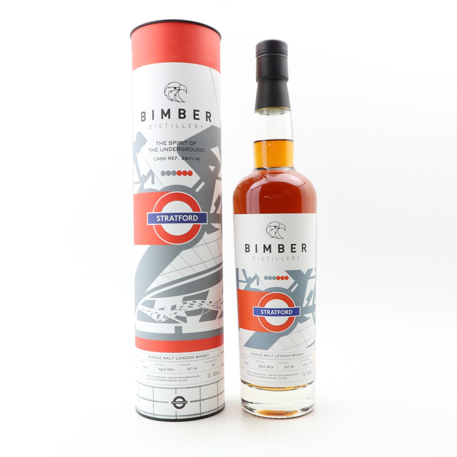 Bimber Single Cask #267/16 The Spirit Of The Underground Stratford Whisky