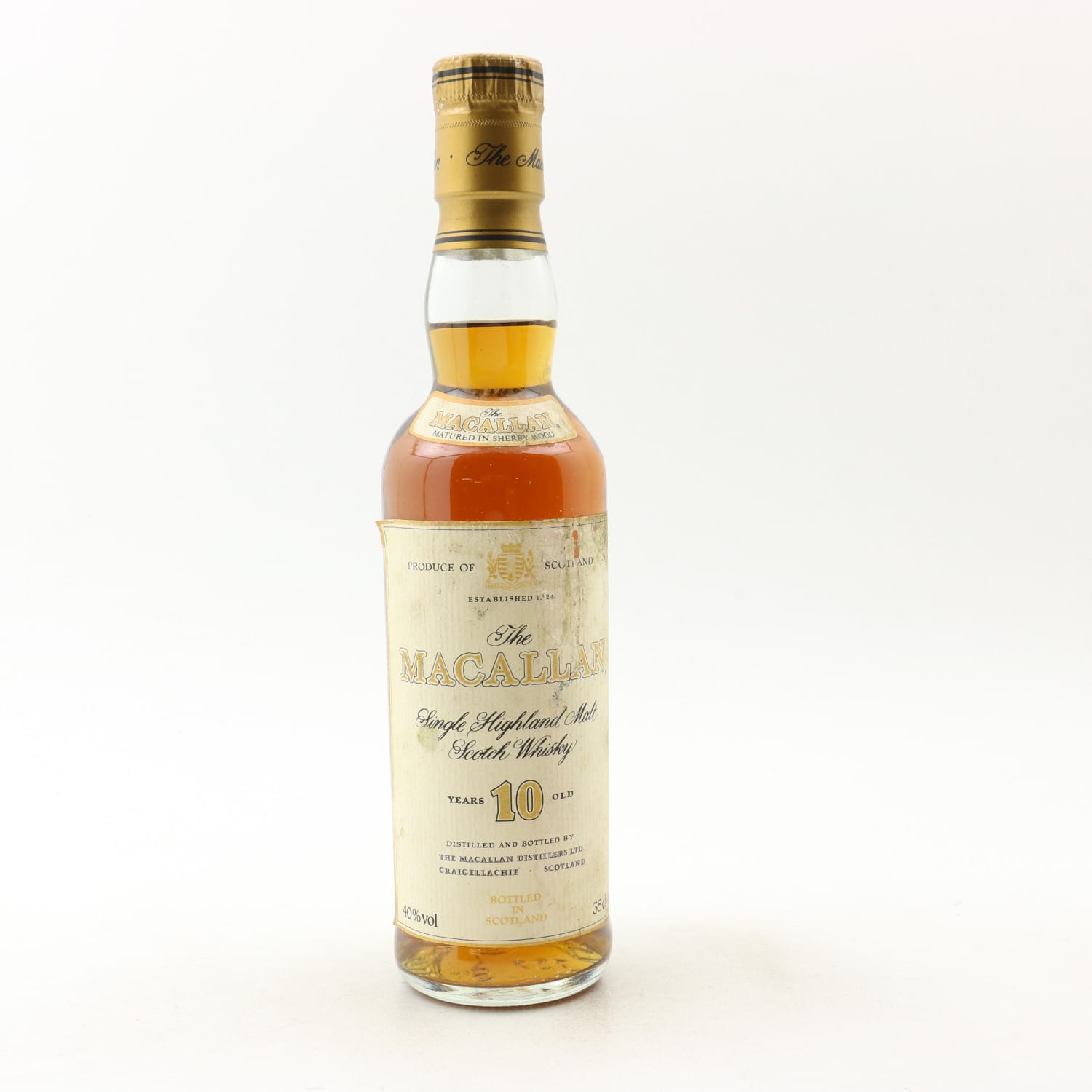 Macallan 10 Year Old Old Style 35cl Whisky