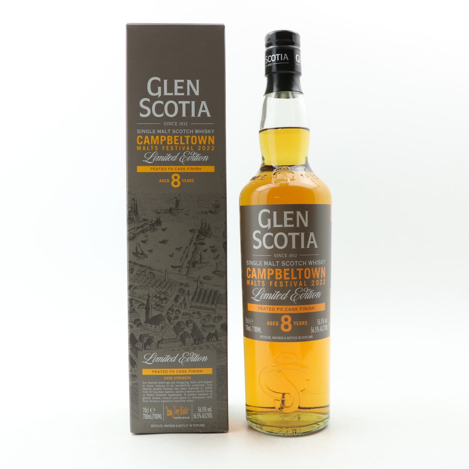Glen Scotia 8 Year Old Peated PX Cask Finish Campbeltown Whisky Festival 2022 Whisky