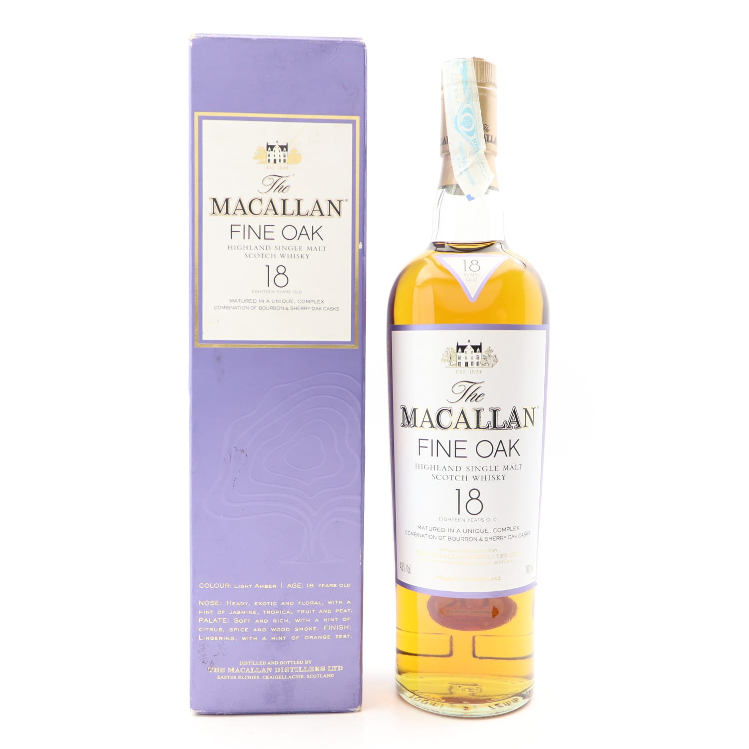Macallan 18 Year Old Fine Oak Whisky