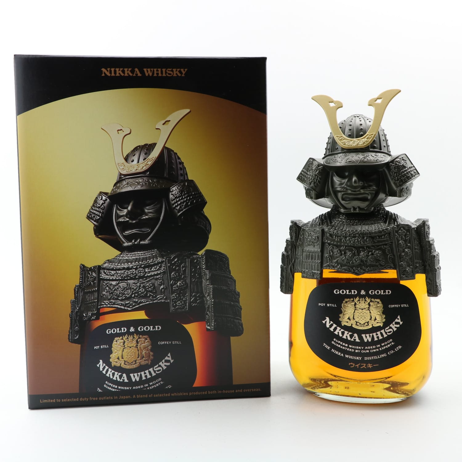 Nikka Gold & Gold Samurai 75cl (Plastic Samurai) Whisky