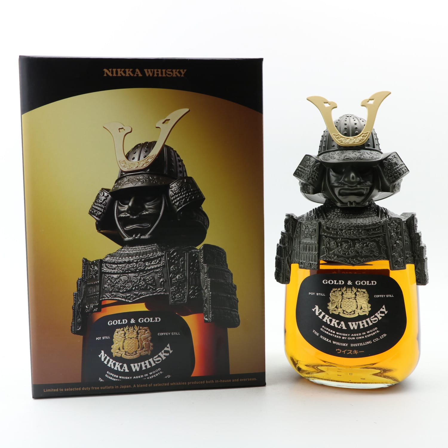 Nikka Gold & Gold Samurai 75cl (Plastic Samurai) Whisky