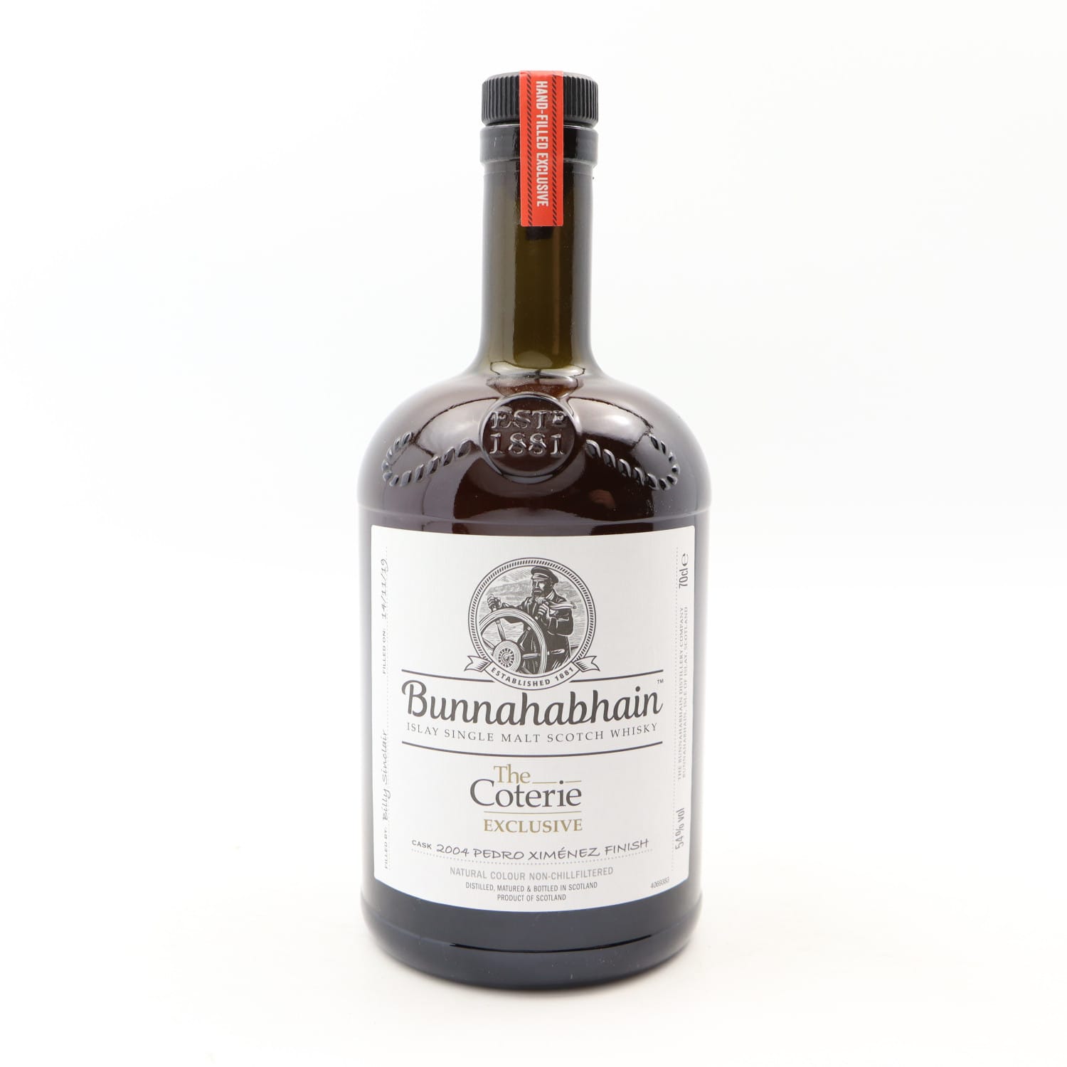 Bunnahabhain 2004 Pedro Ximenez Finish Coterie Exclusive Whisky