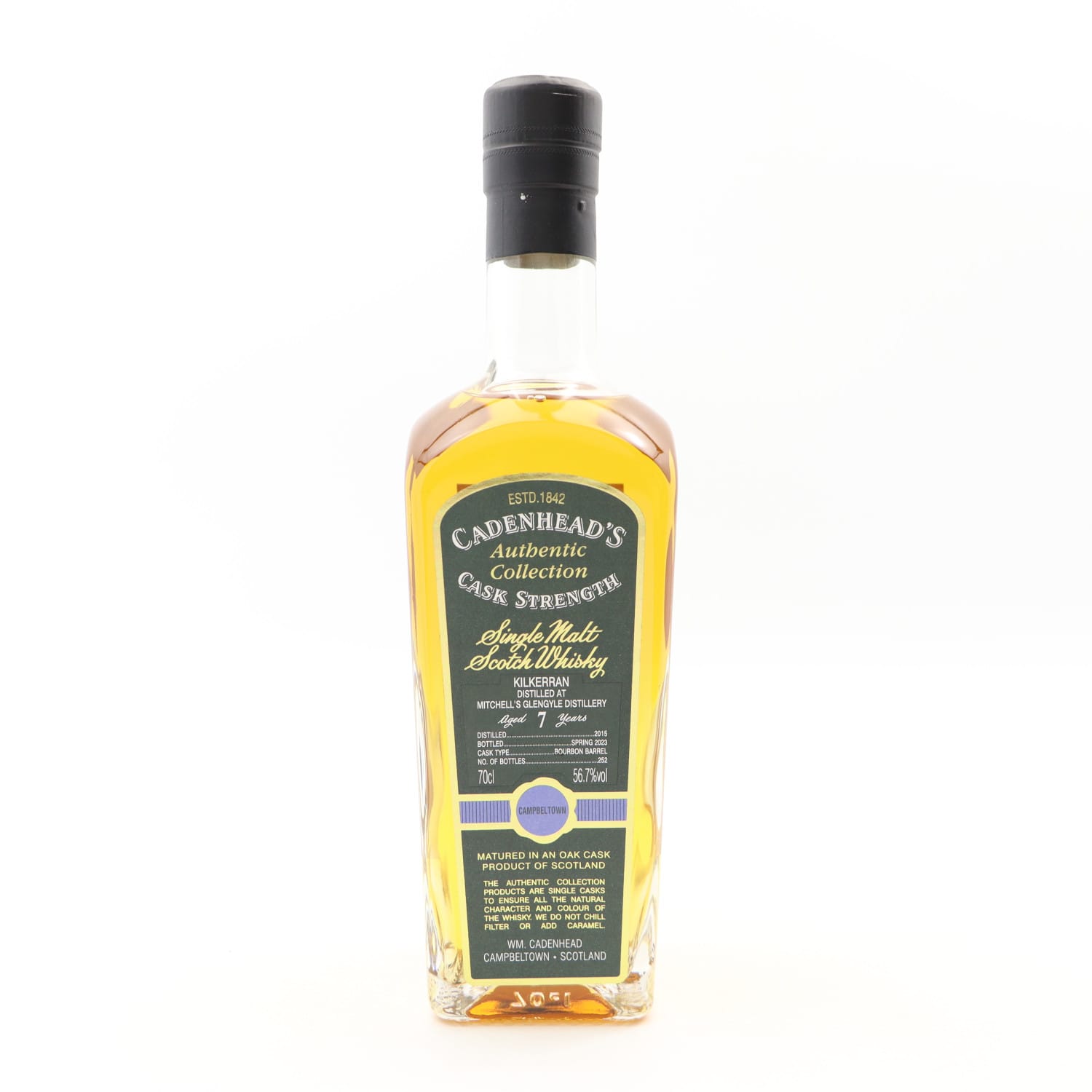 Kilkerran 2015 7 Year Old Cadenhead’s Whisky