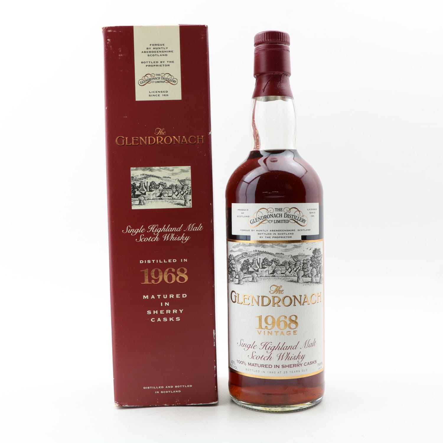 GlenDronach 1968 25 Years Old Vintage 75cl Whisky