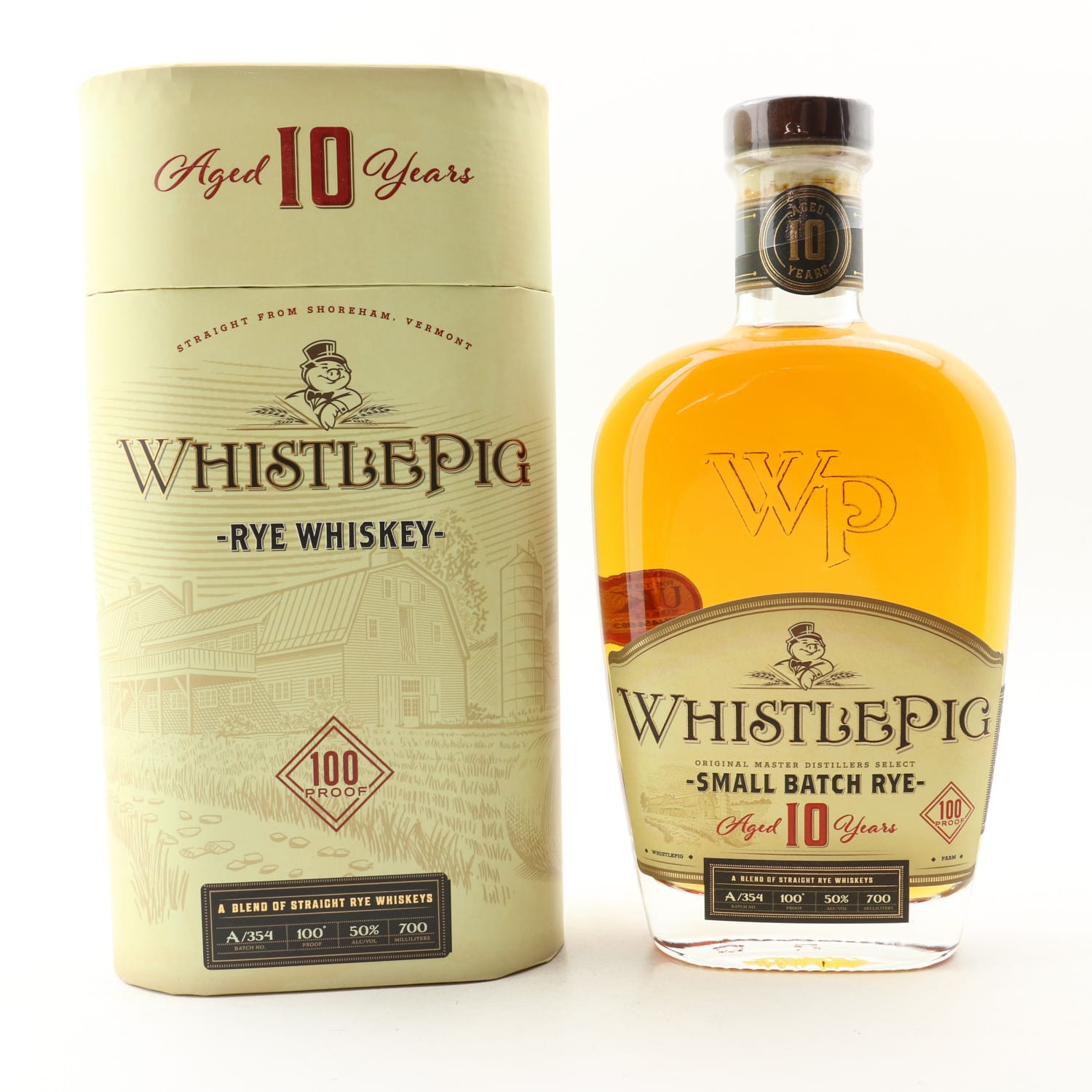 Whistlepig 10 Year Old Straight Rye 100° Proof Whisky