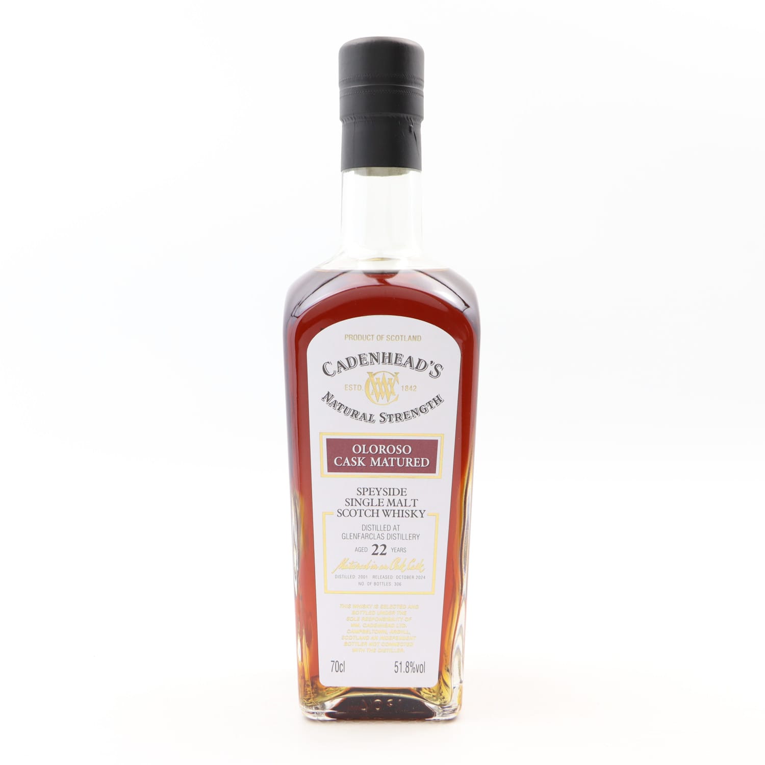Glenfarclas 2001 22 Year Old Cadenhead’s Whisky