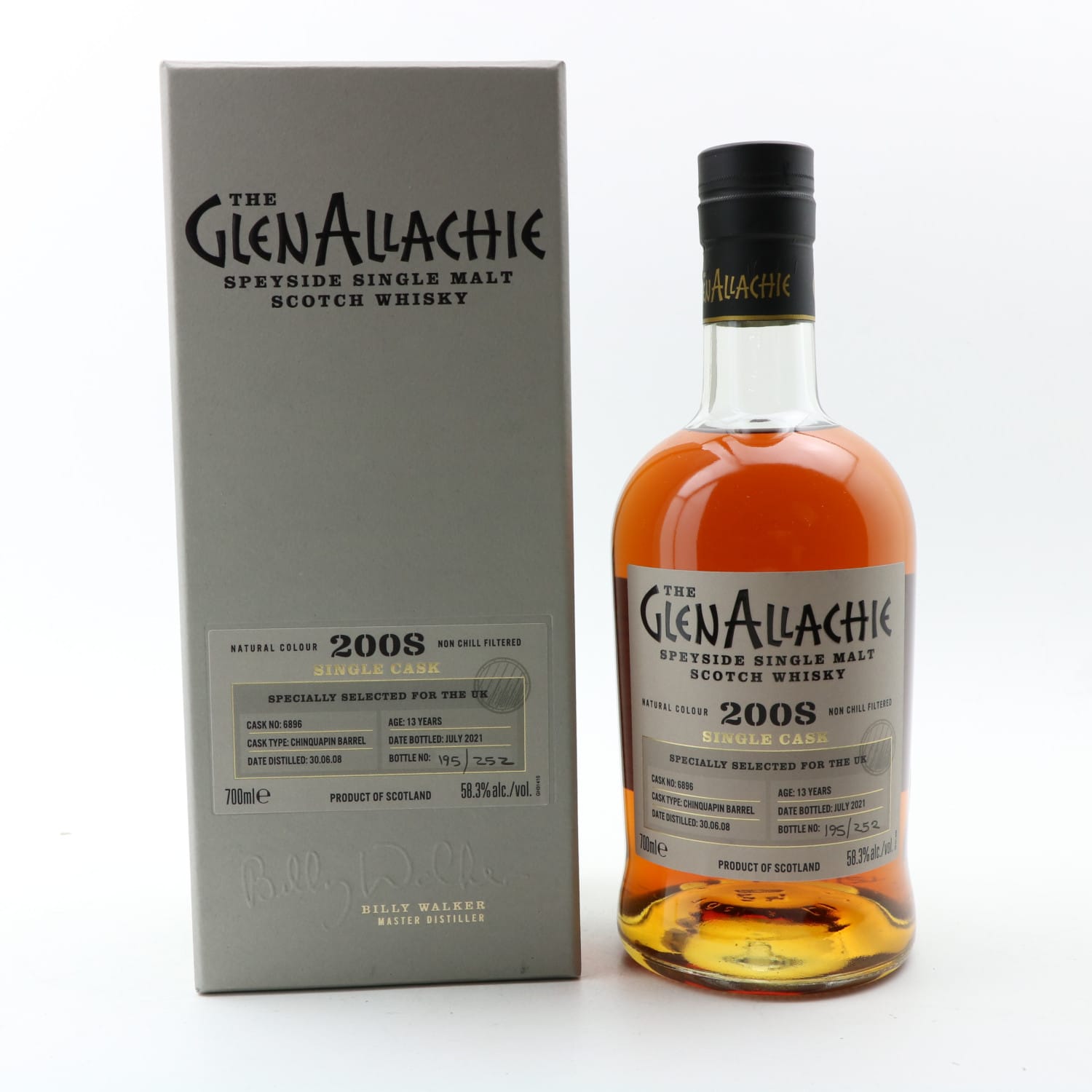 Glenallachie 2008 13 Year Old Single Cask #6896 For The UK Whisky