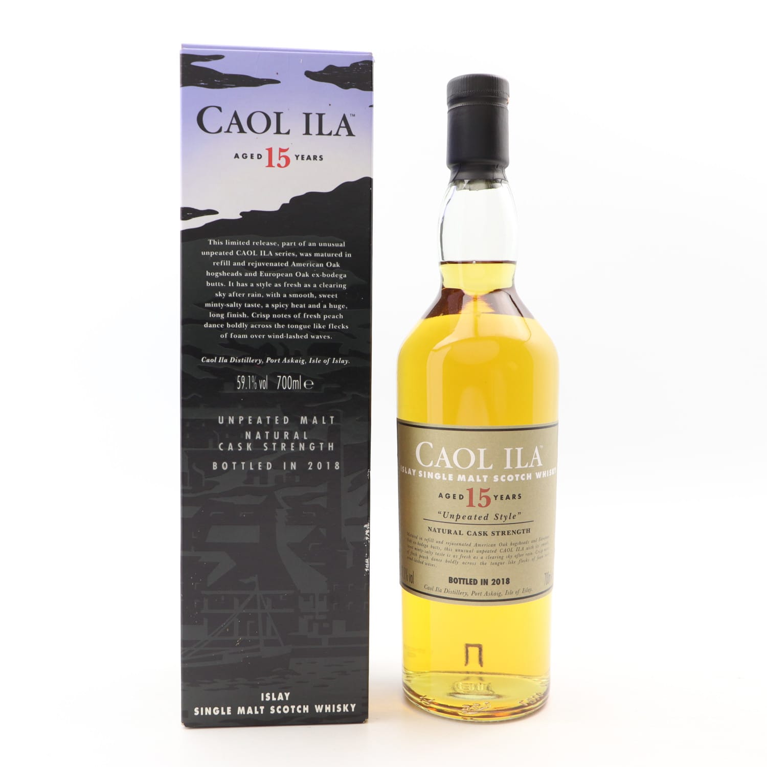 Caol Ila 15 Year Old Unpeated 2018 Release Whisky