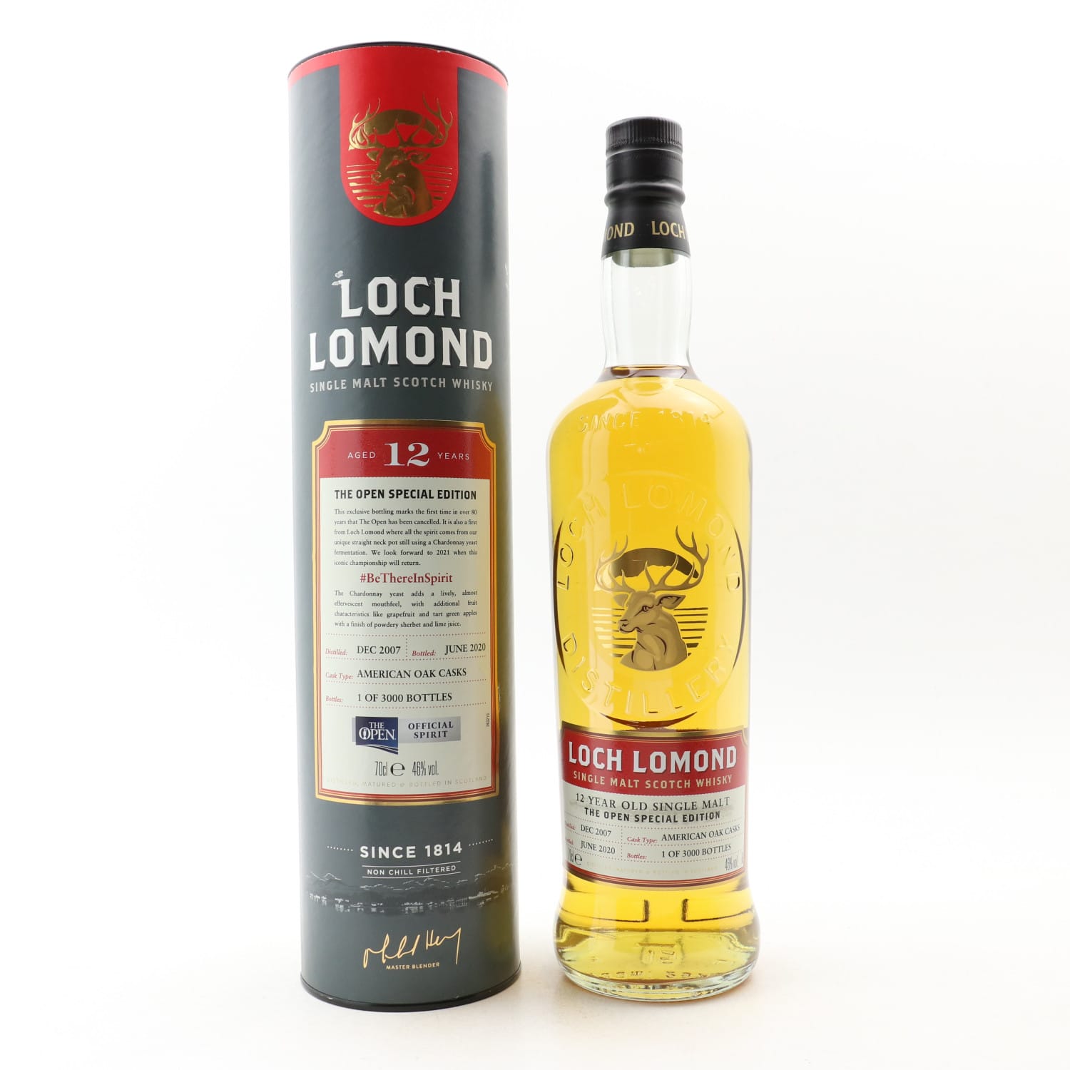 Loch Lomond 2007 12 Year Old The Open 2020 Special Edition Whisky