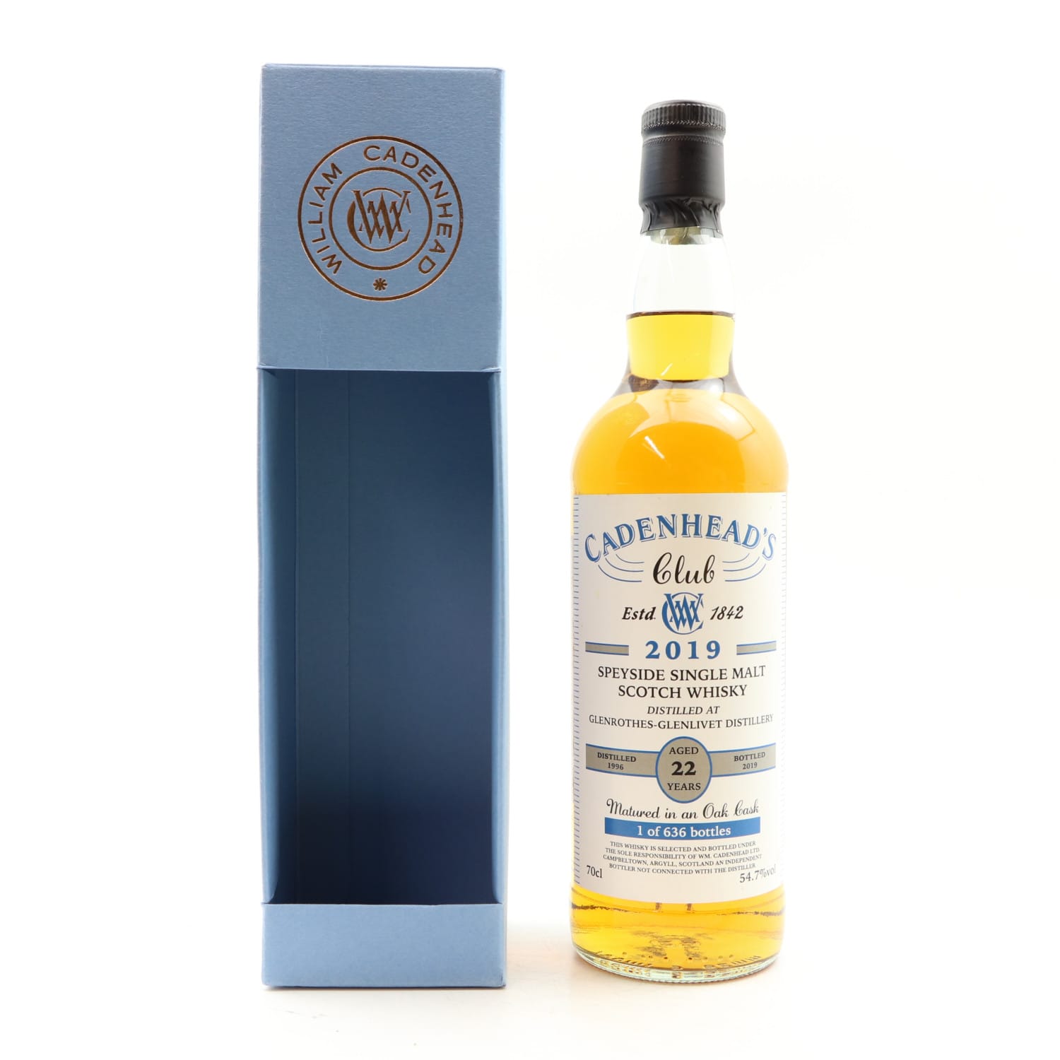 Glenrothes-Glenlivet 1996 22 Year Old Cadenhead’s Club Whisky