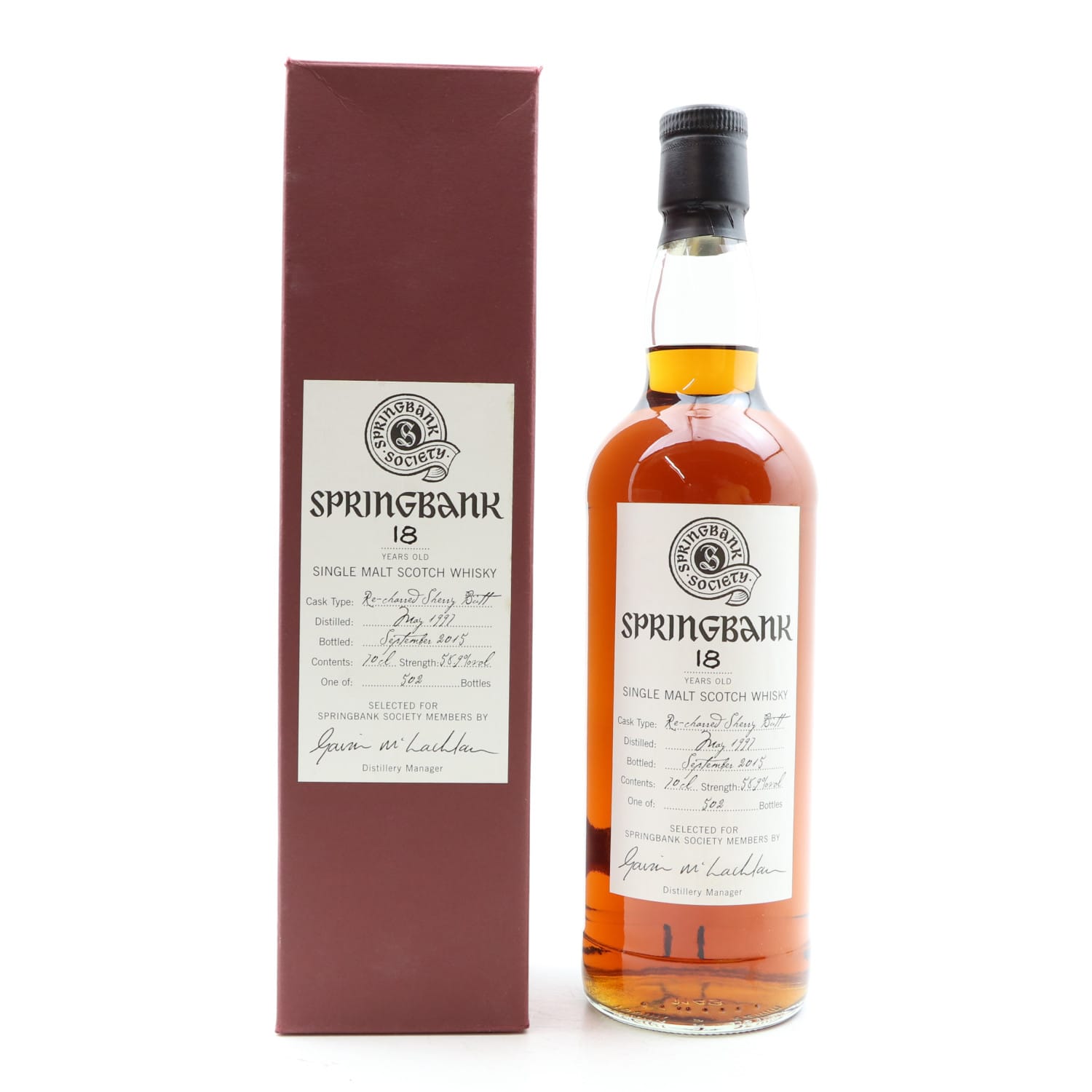 Springbank 1997 18 Year Old Society Bottling Whisky