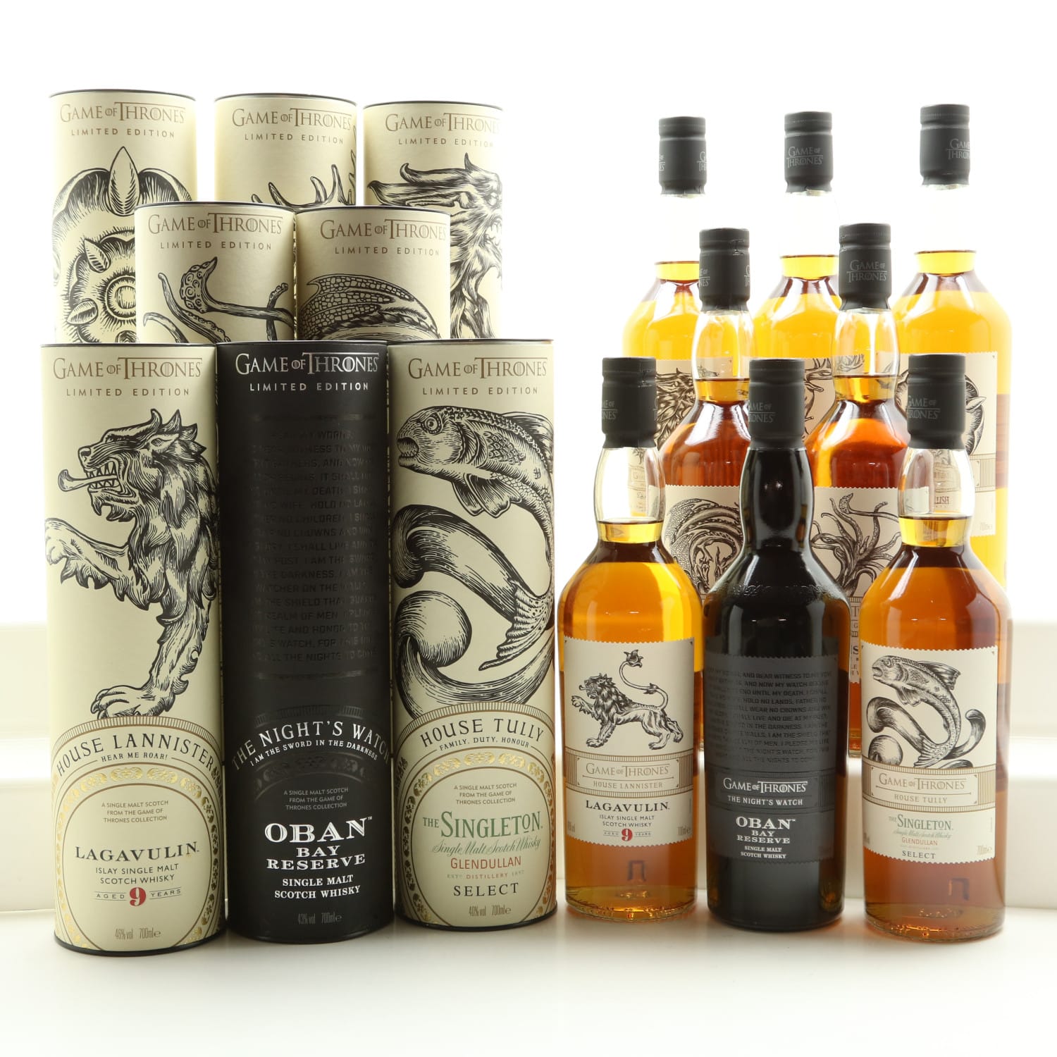 Diageo Game Of Thrones Collection 8 x 70cl Whisky